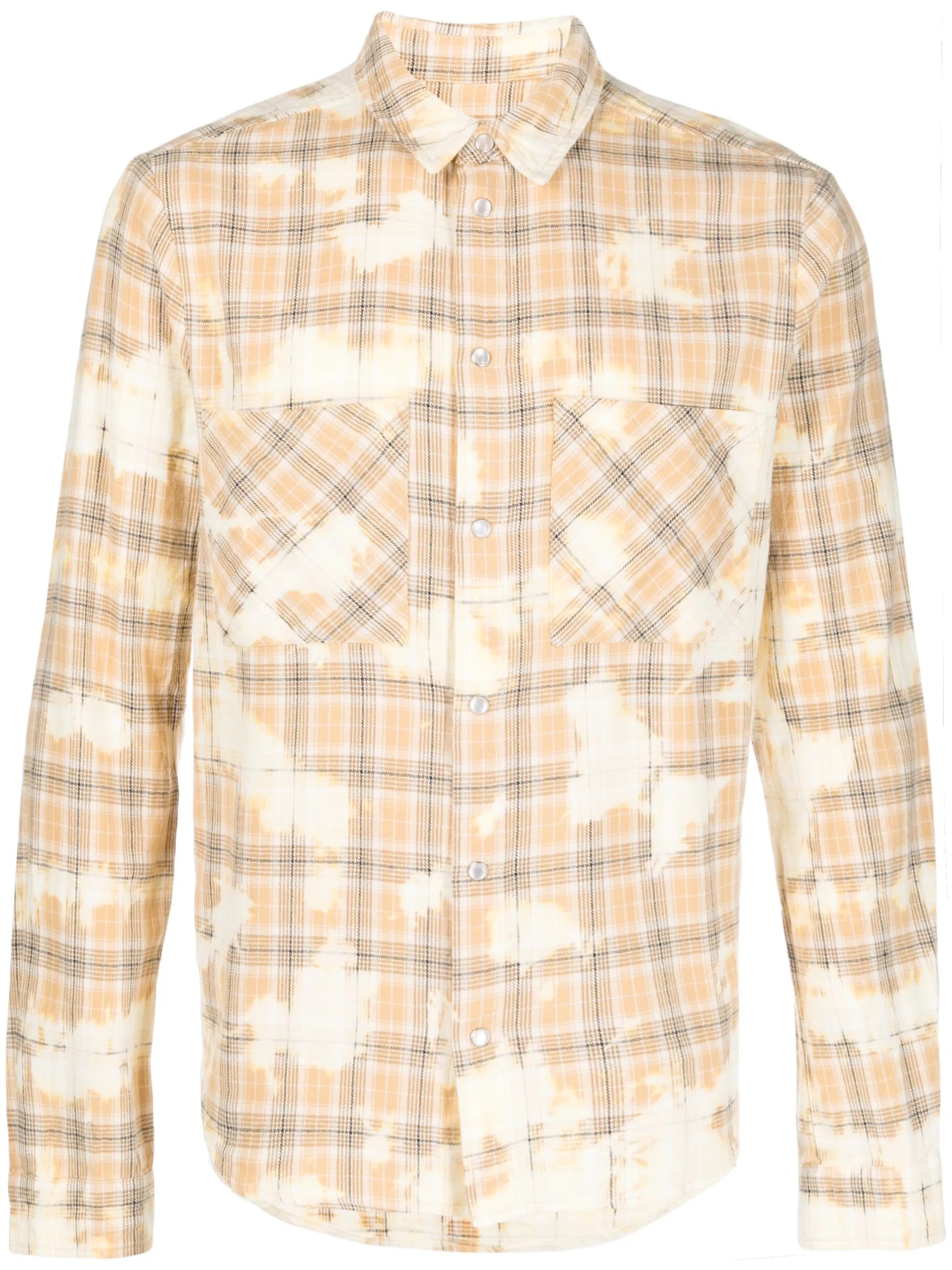 Clip Bleach check-pattern shirt