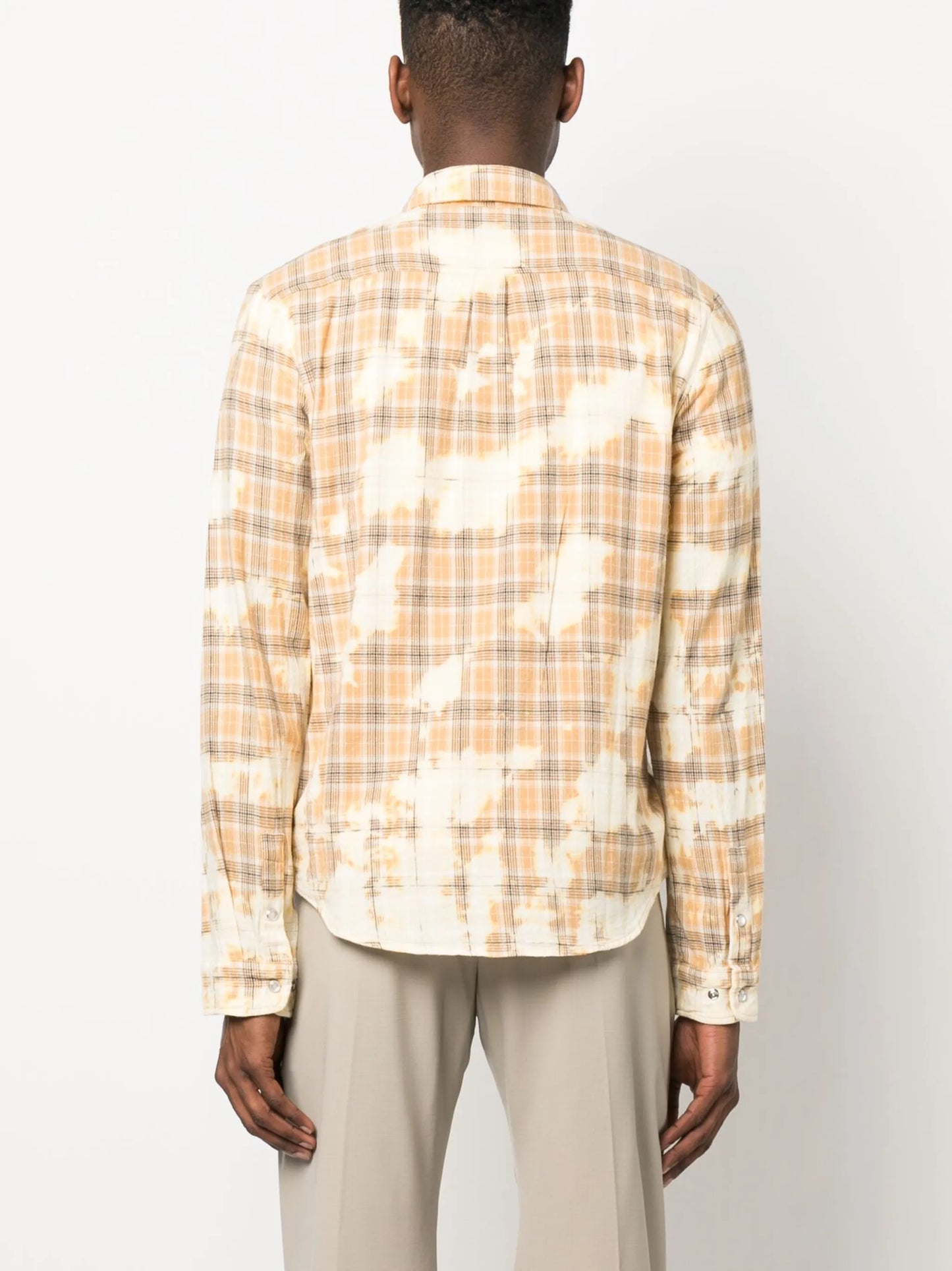 Clip Bleach check-pattern shirt
