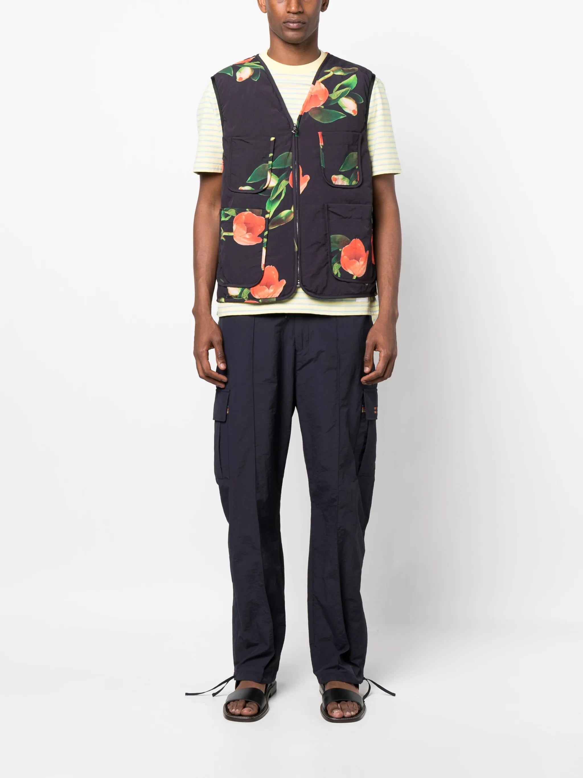 x Paul Smith floral-print gilet