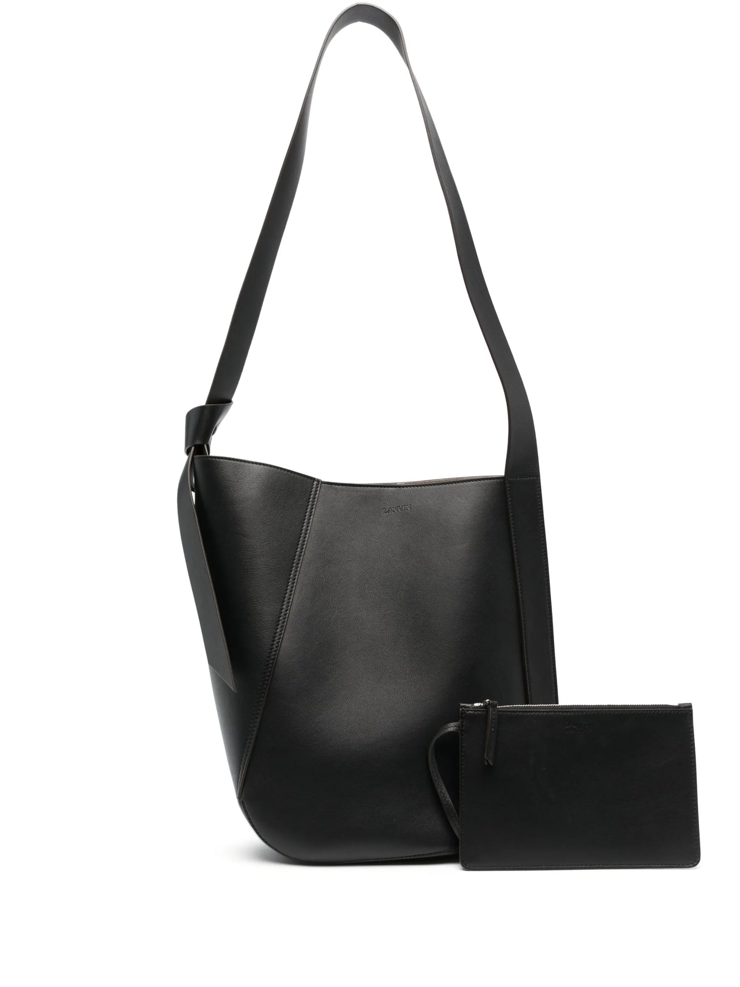 Hobo Tie leather shoulder bag
