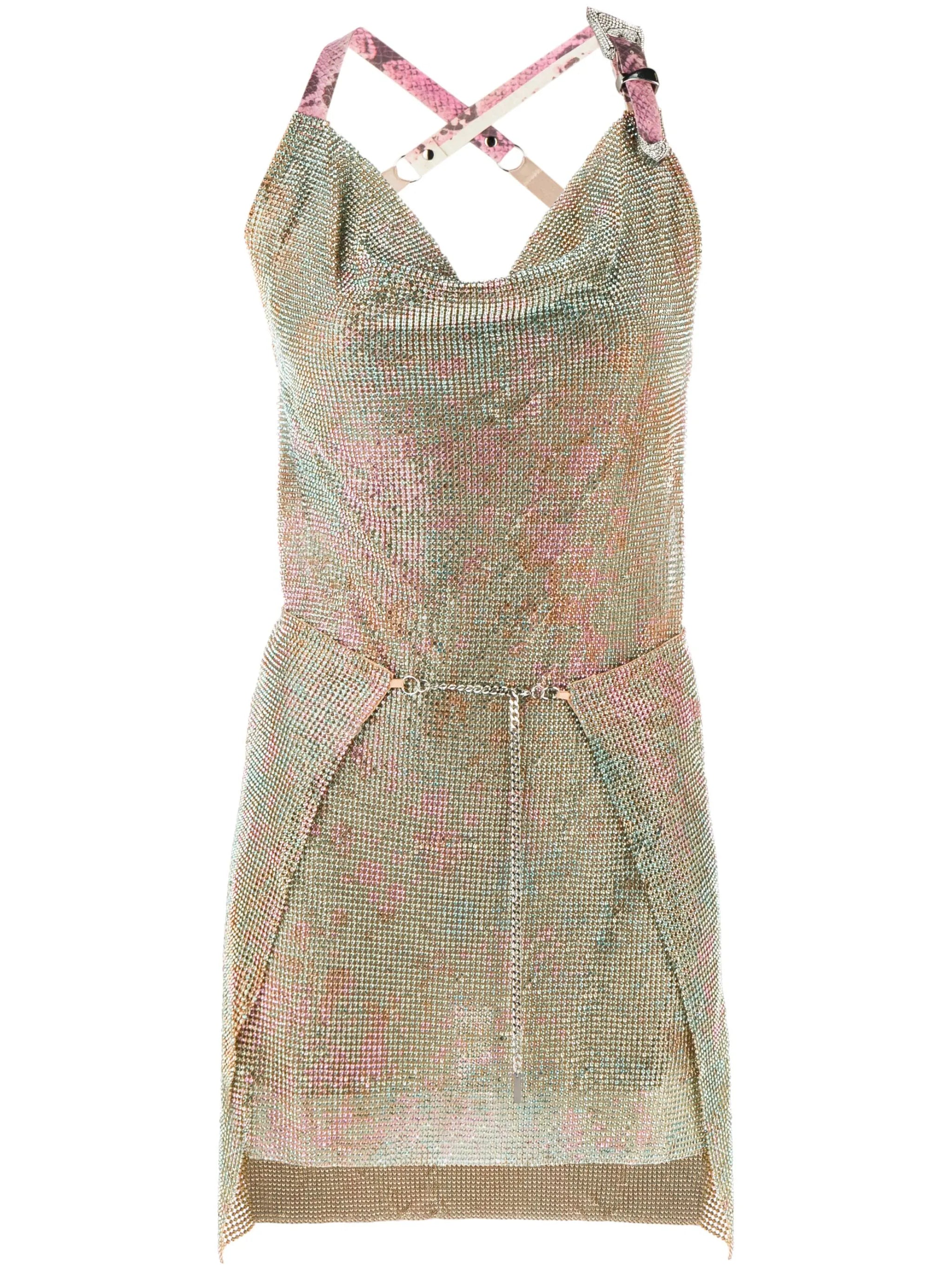sequin-embellished minidress