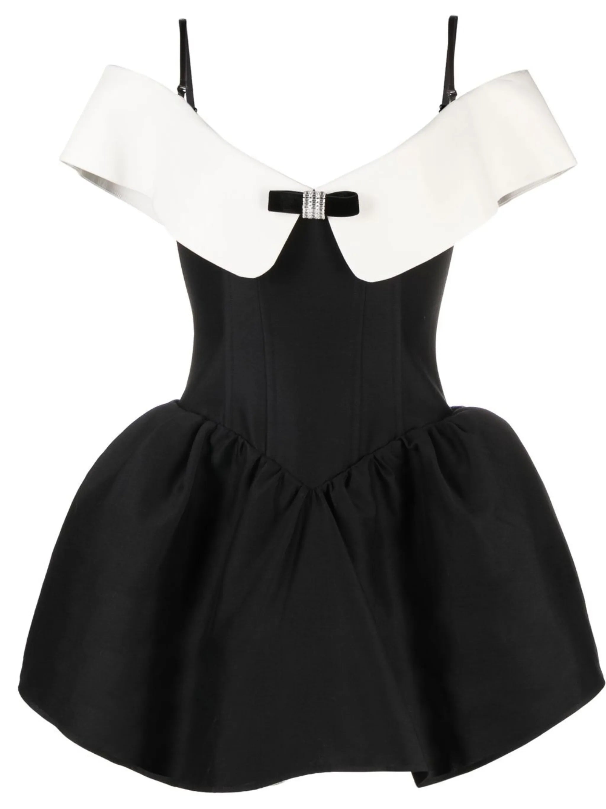off-shoulder mini dress