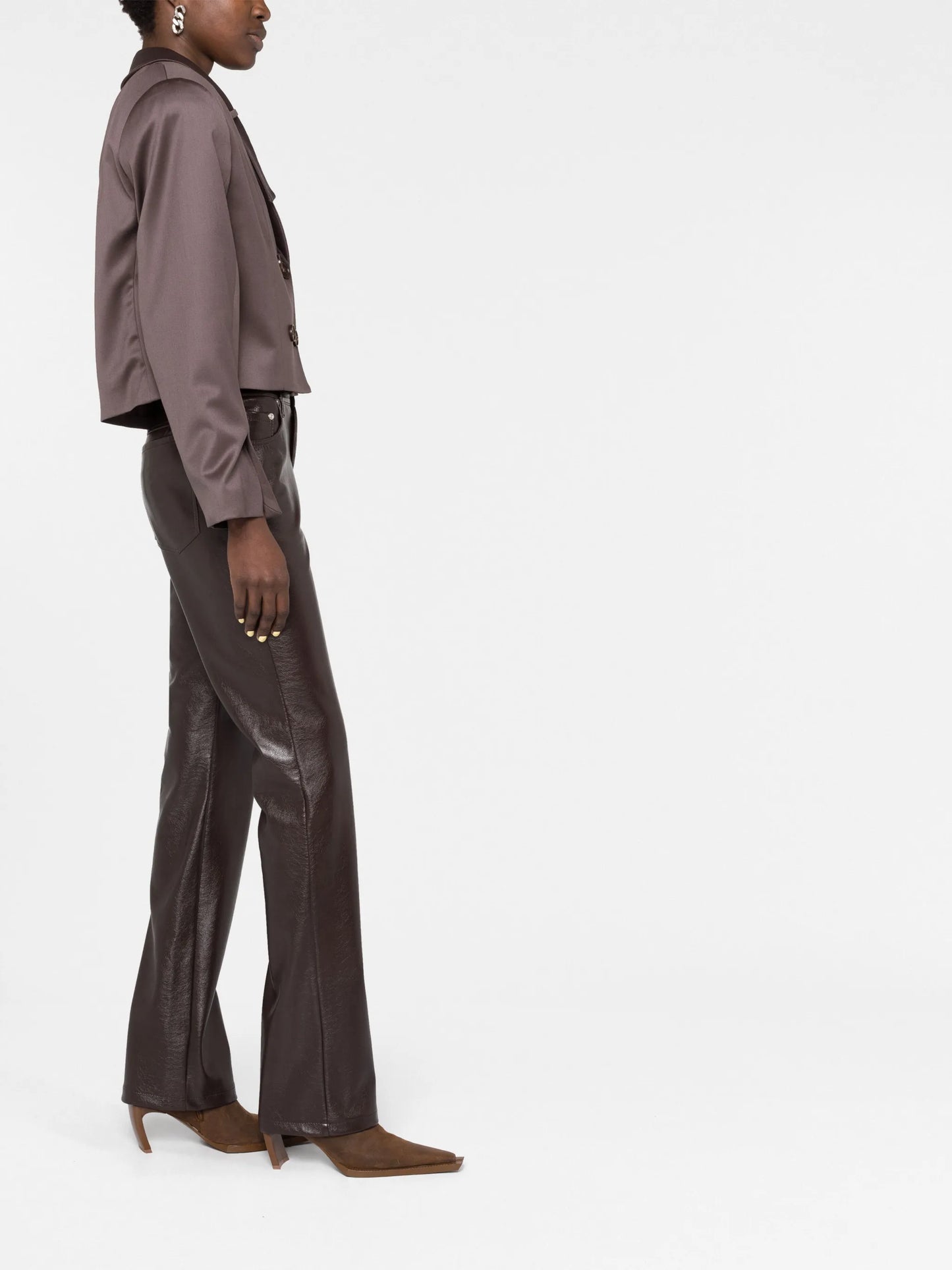Suzan double-breasted cropped blazer