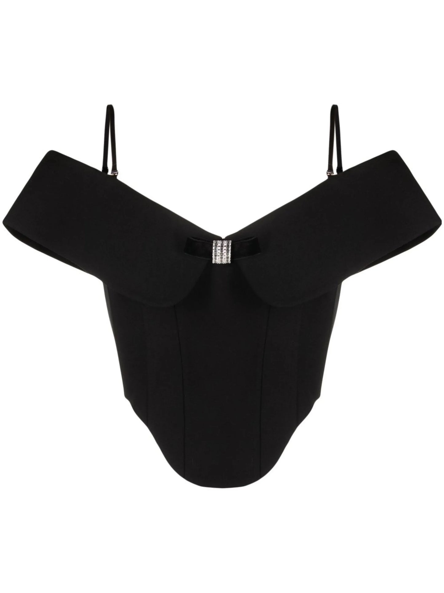 off-shoulder corset top