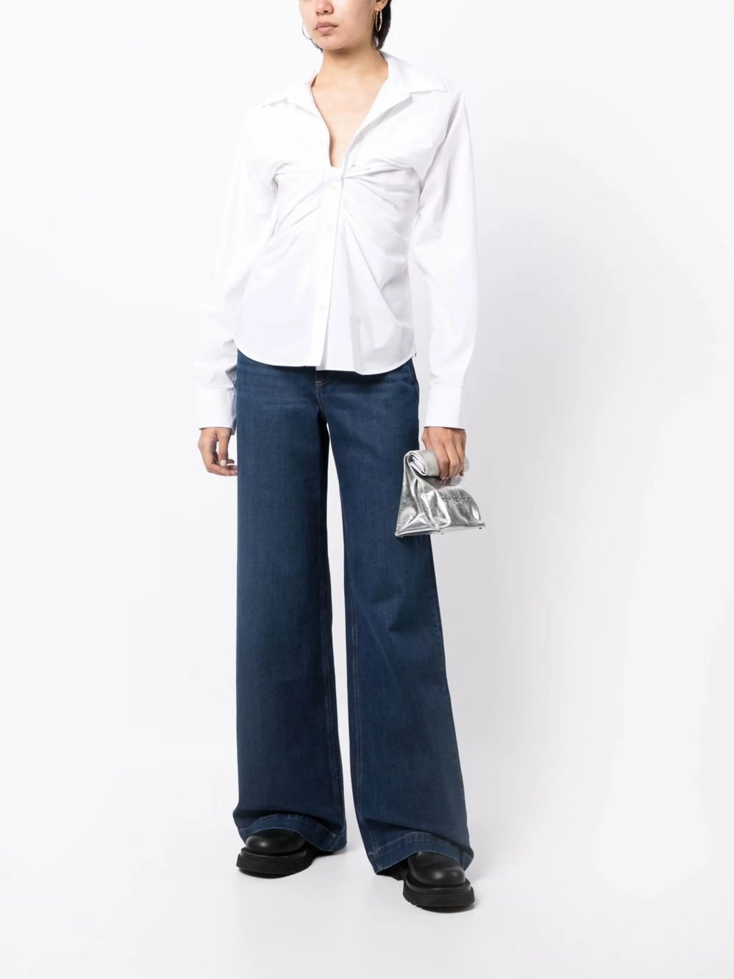 Harper high-waist wide jeans