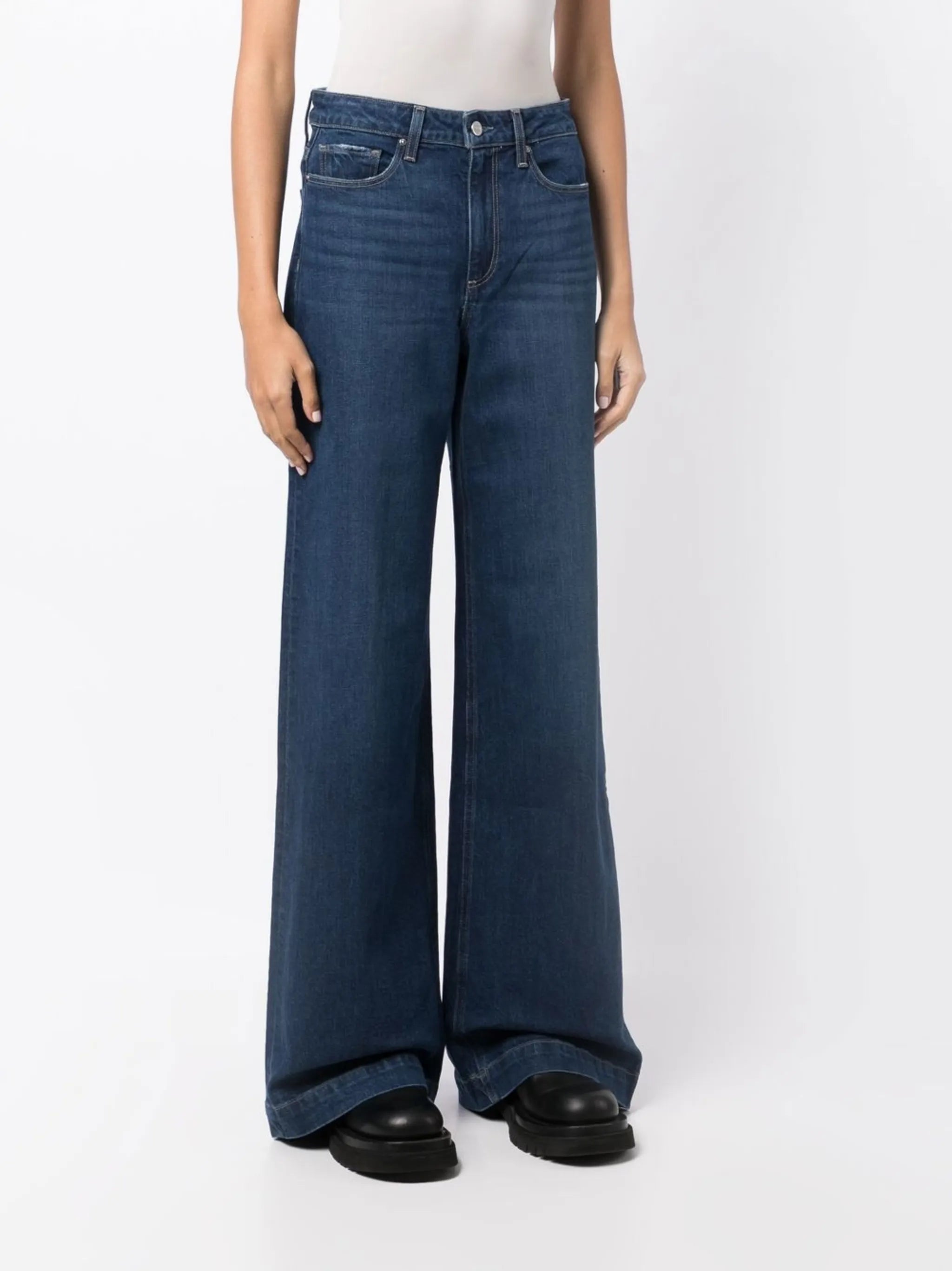 Harper high-waist wide jeans