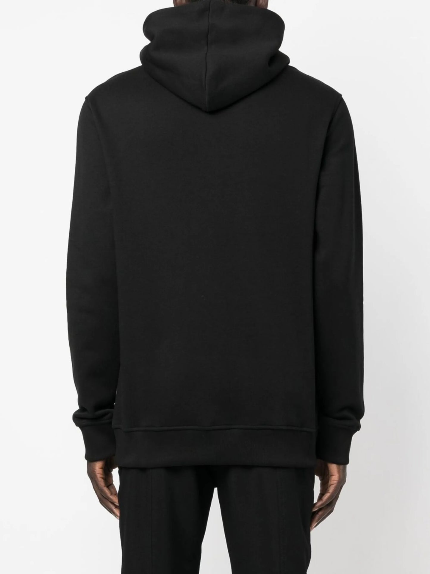 cotton front-buckle hoodie