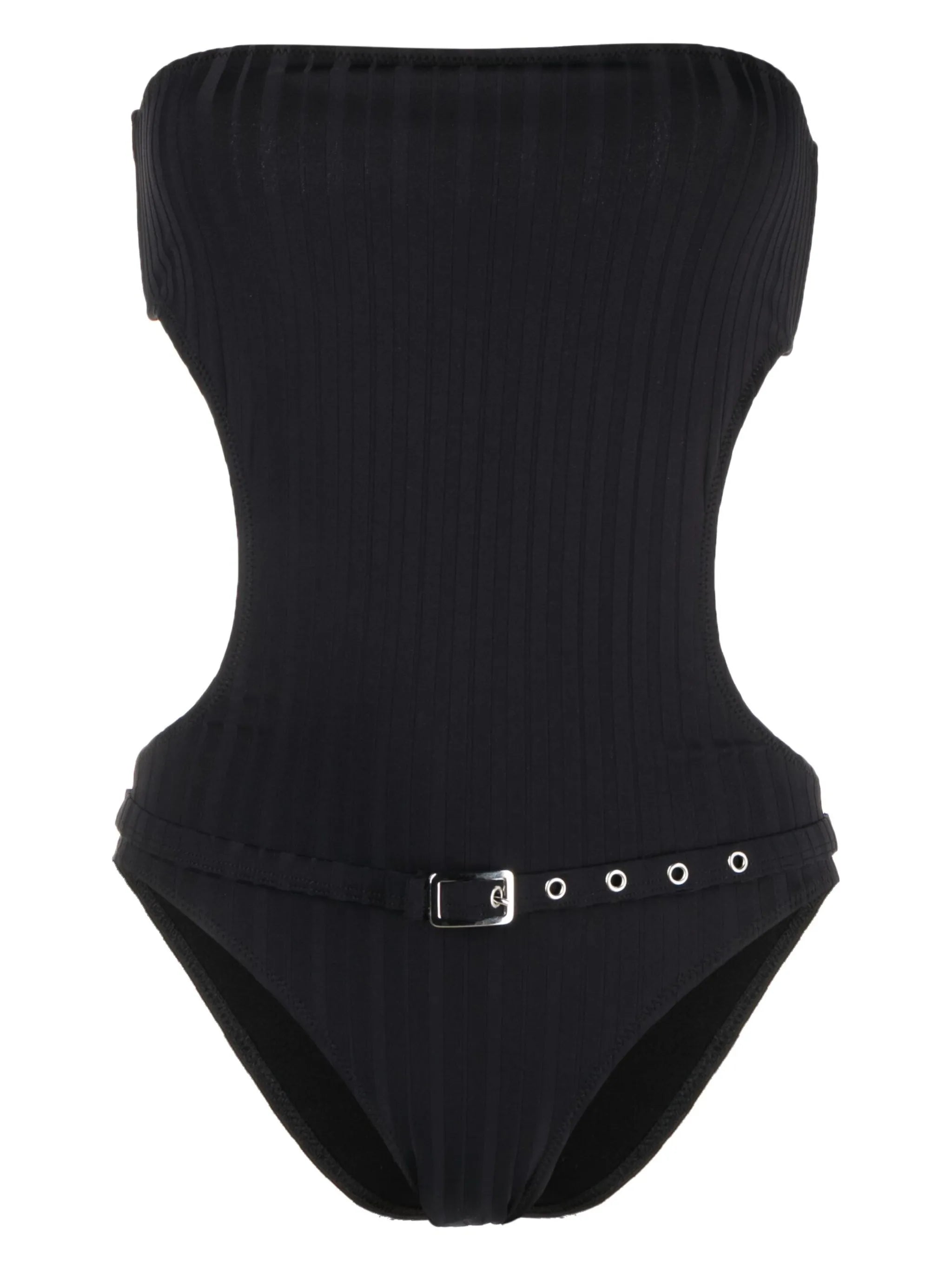 Nicole ribbed strapless swimsuit