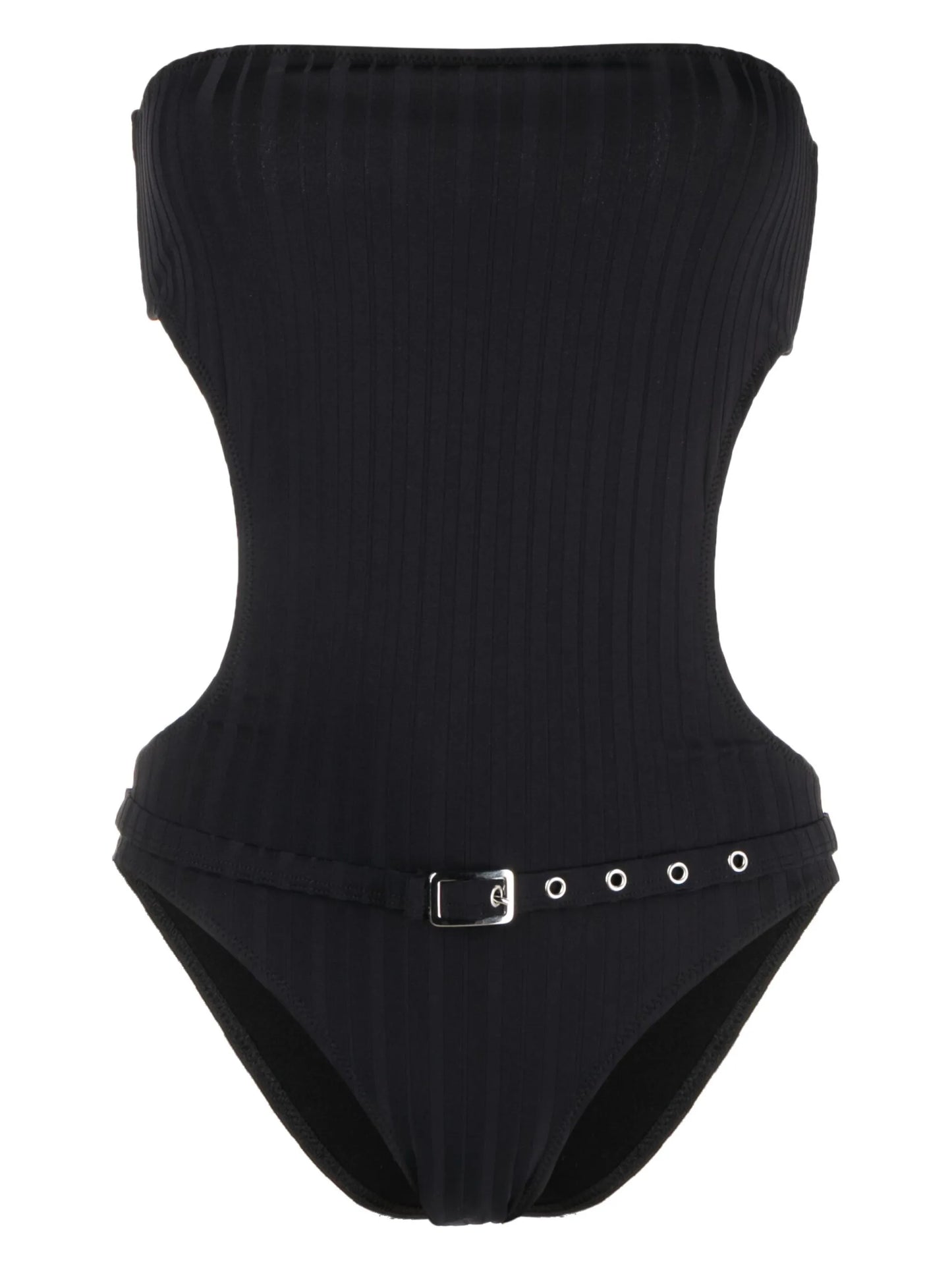 Nicole ribbed strapless swimsuit
