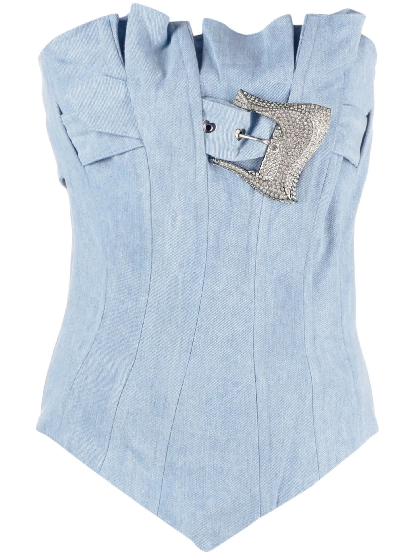 Calamity Corset denim top
