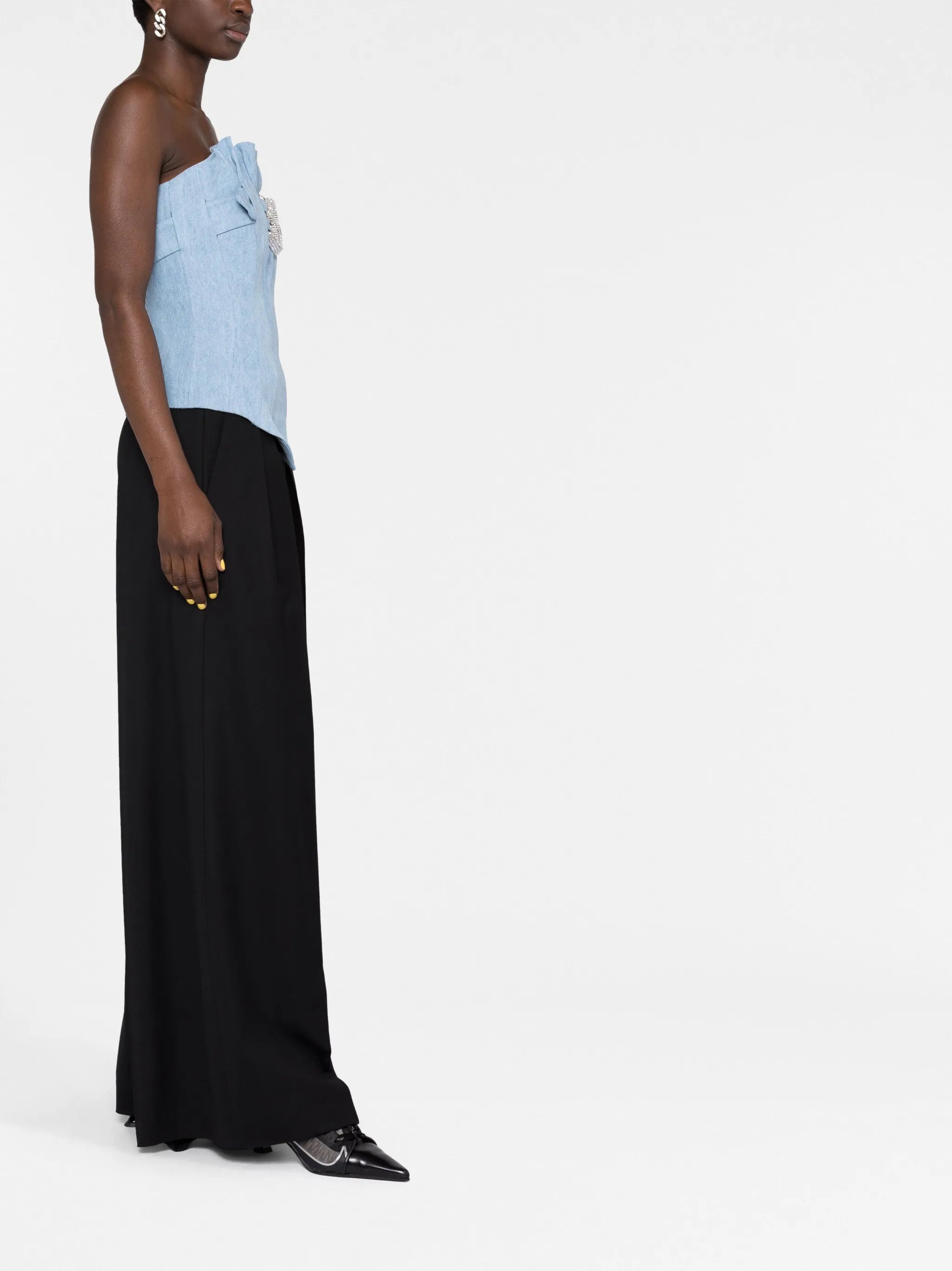 Calamity Corset denim top
