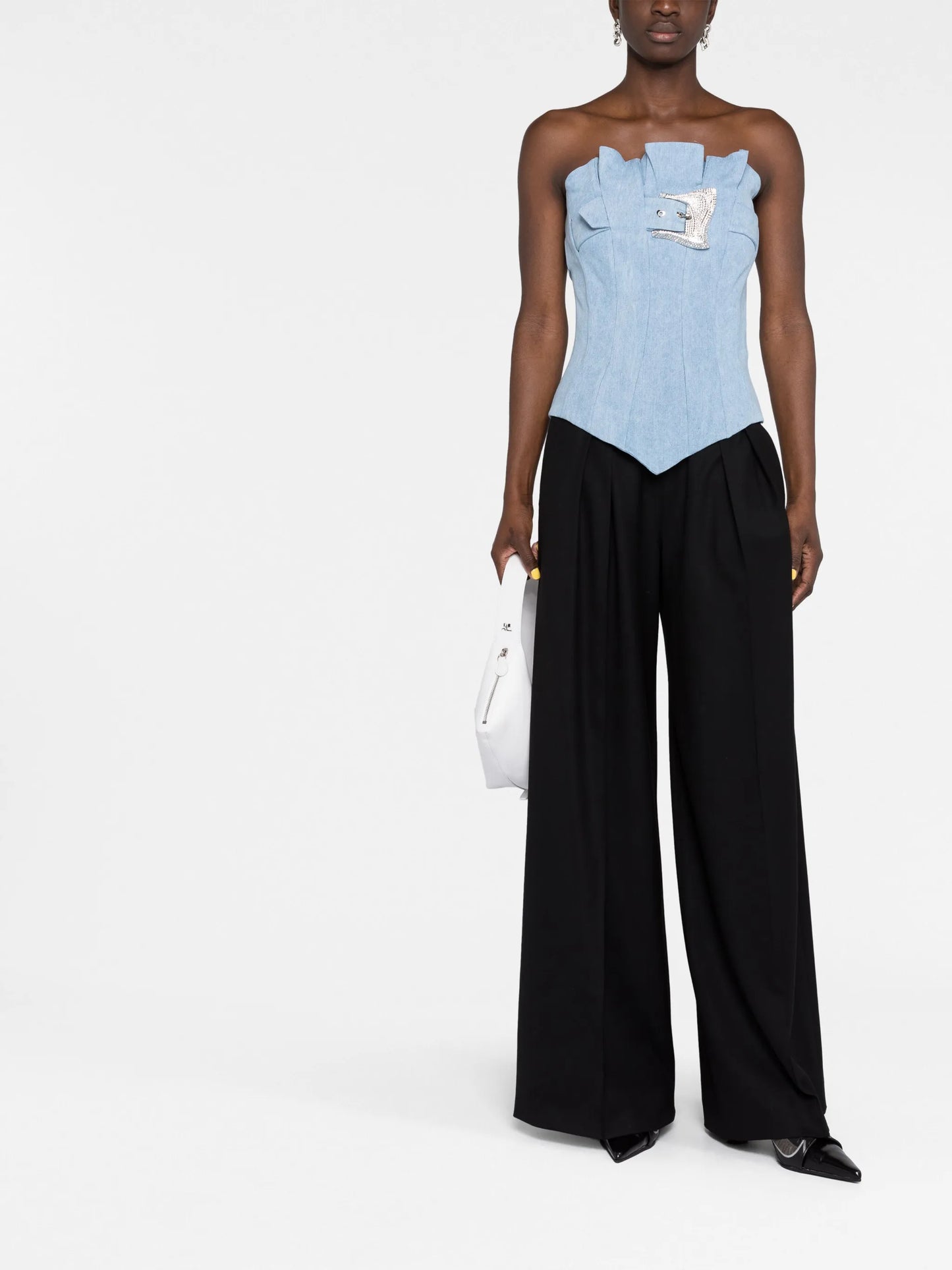 Calamity Corset denim top