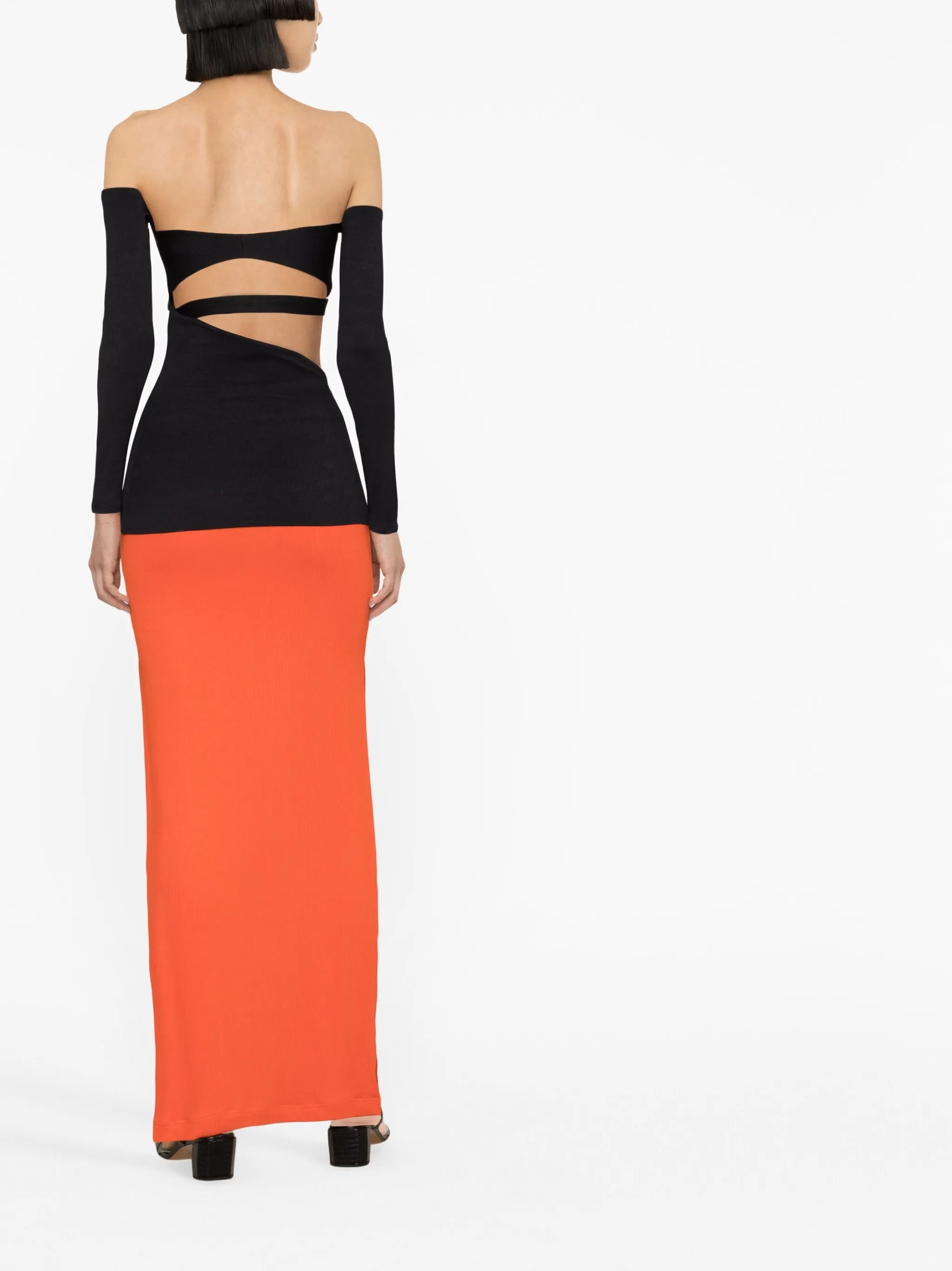 off-shoulder cut-out top
