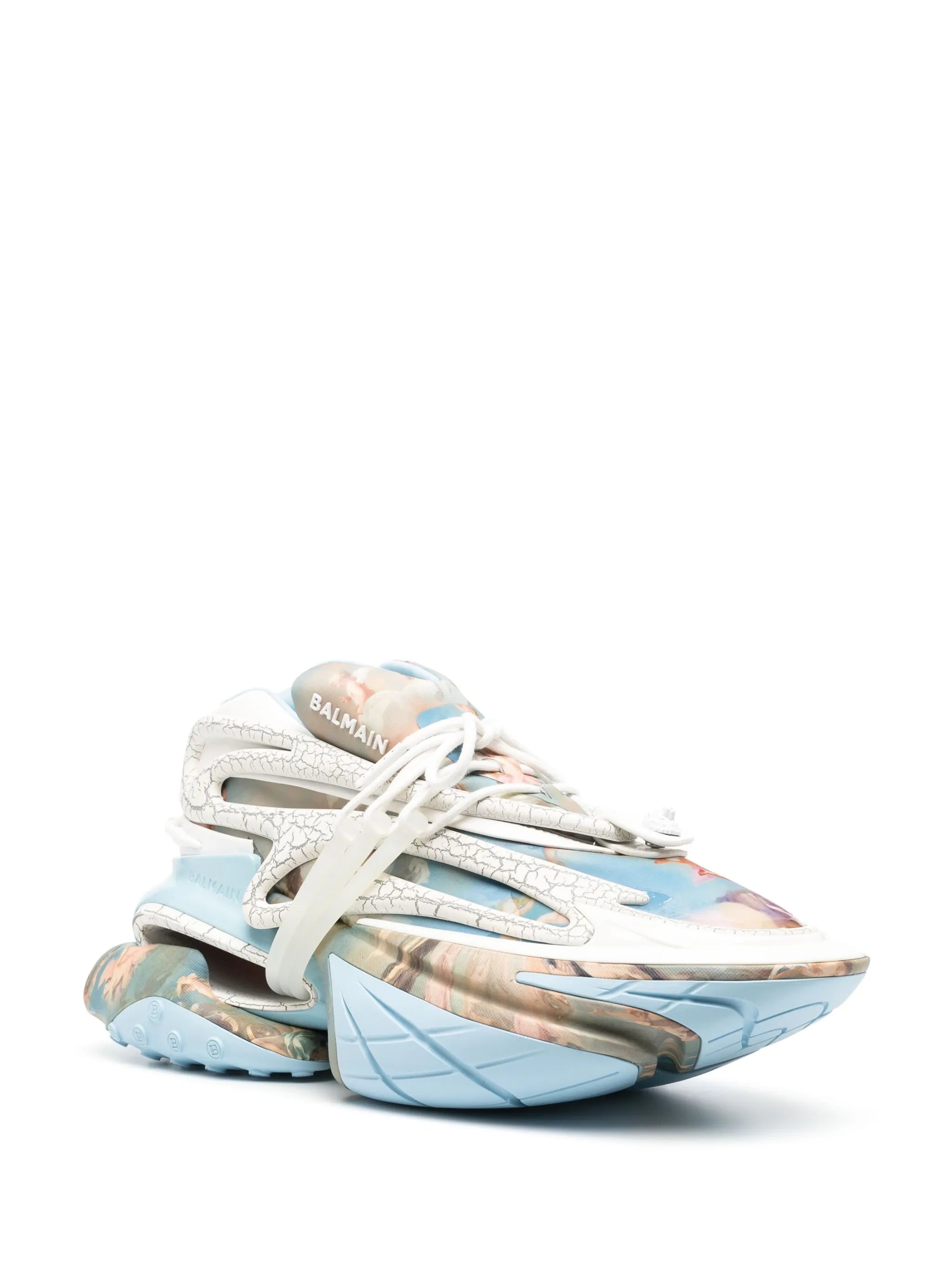 Unicorn Renaissance-print sneakers
