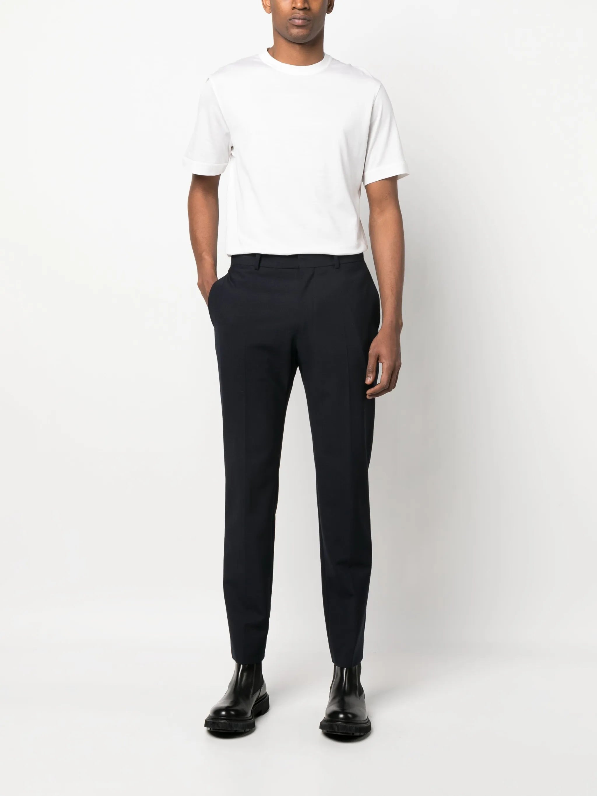 rear-patch T-shirt