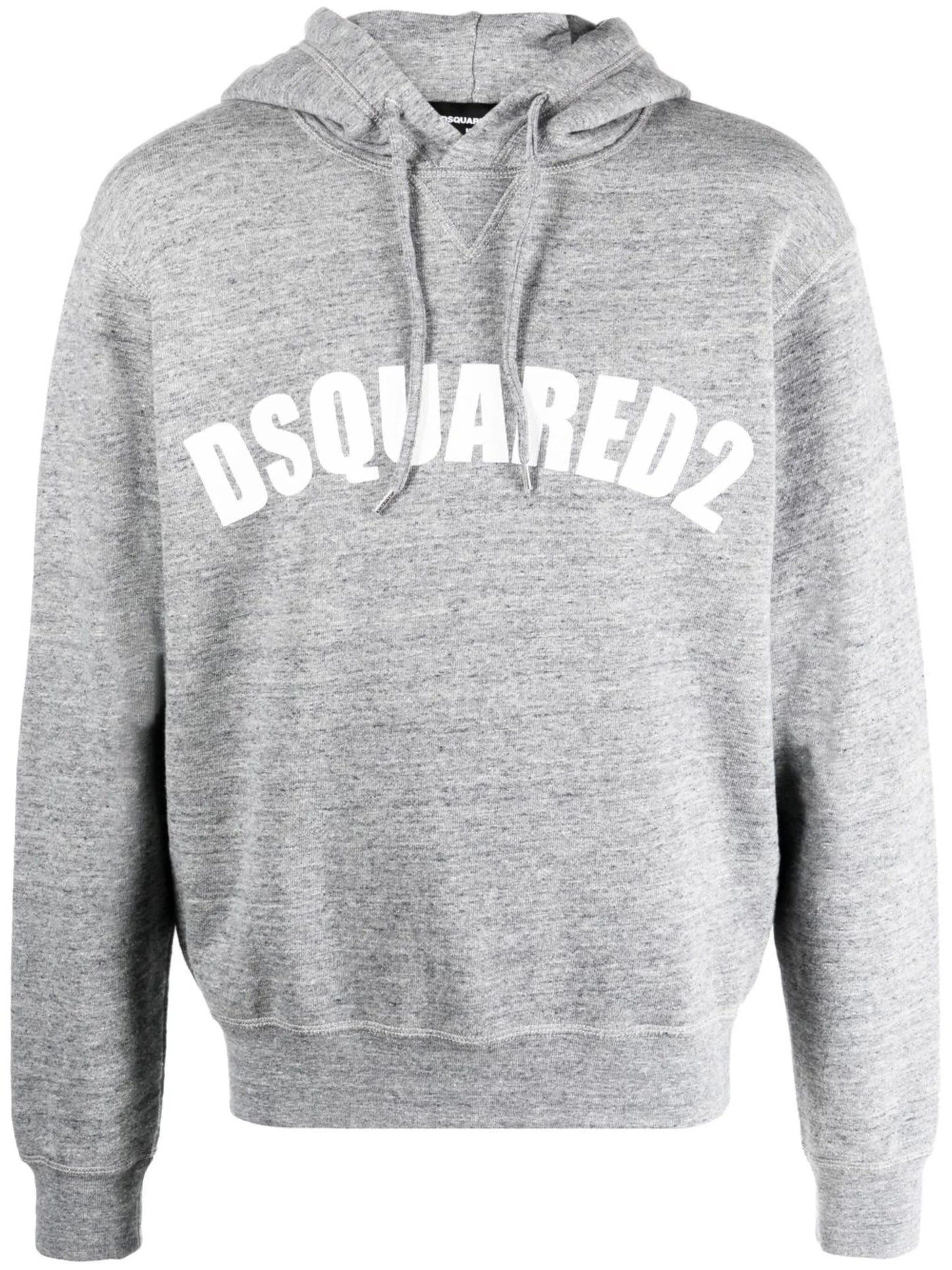 drawstring logo-print hoodie