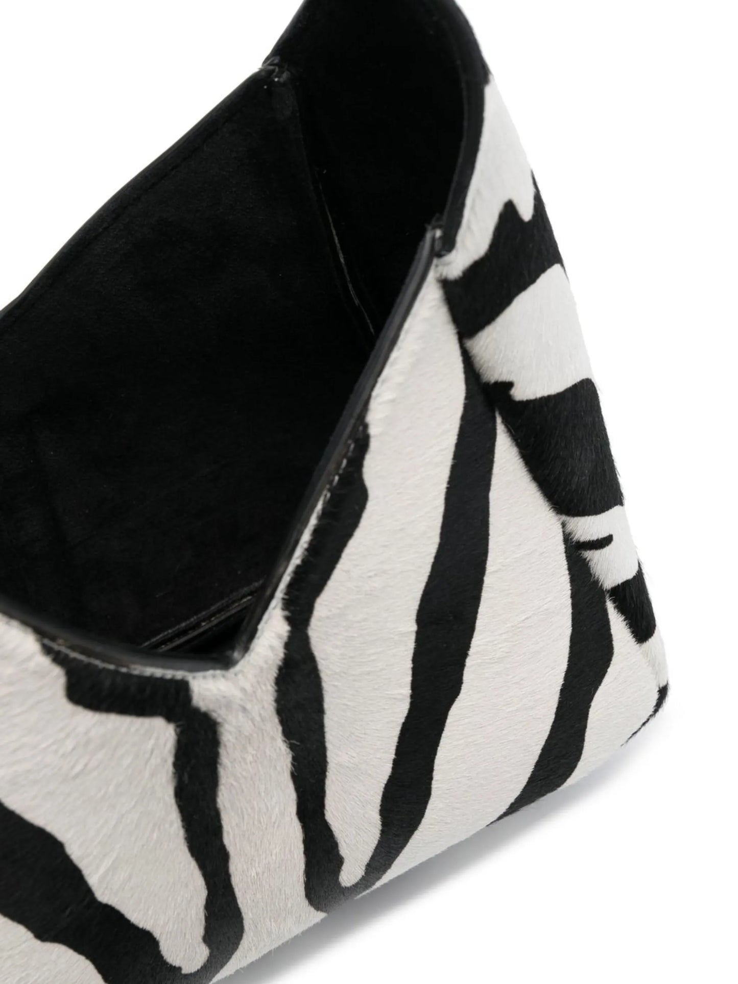 Black and White G-Hobo Zebra-Print Tote Bag