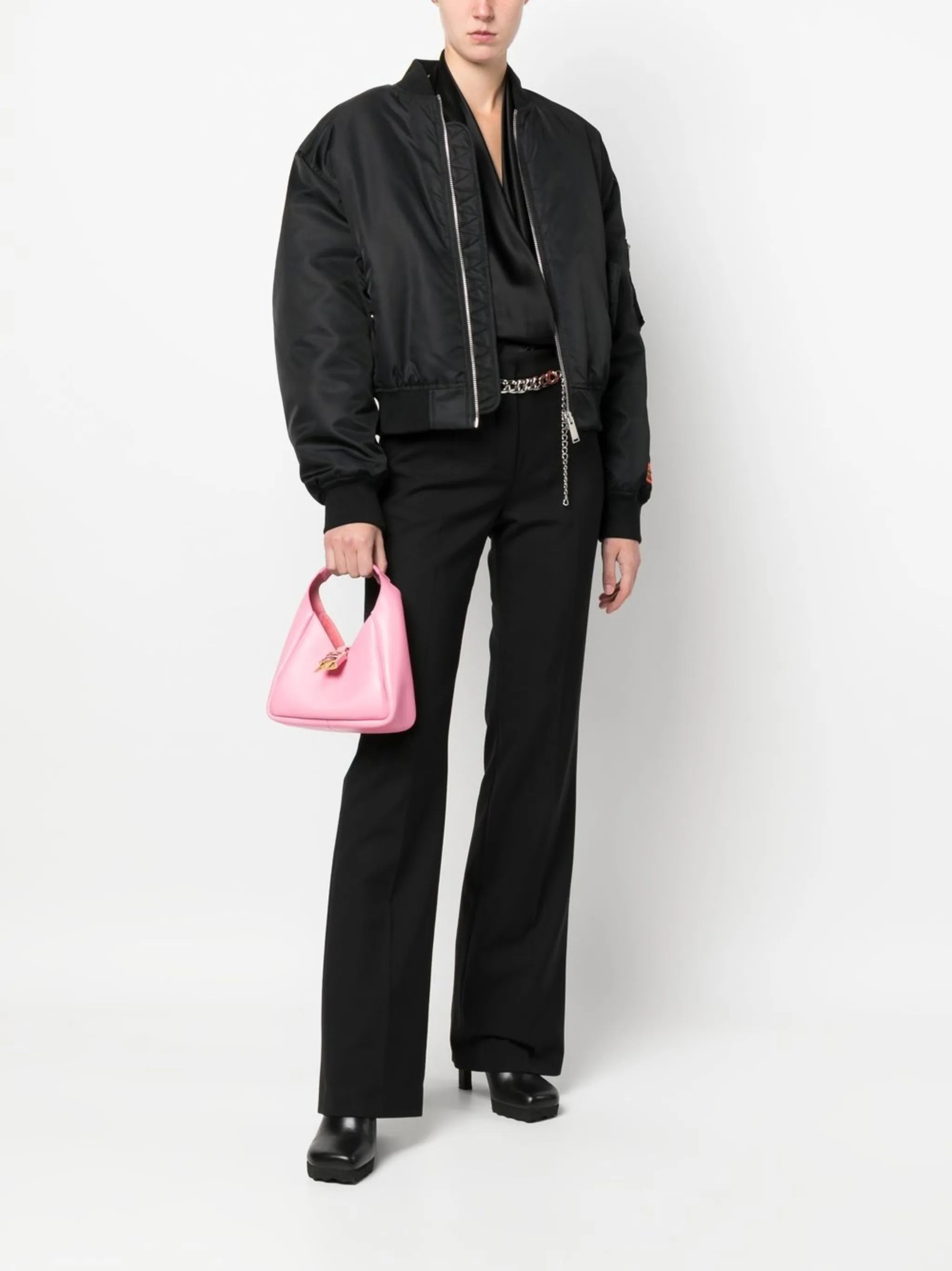 G-Hobo leather mini bag