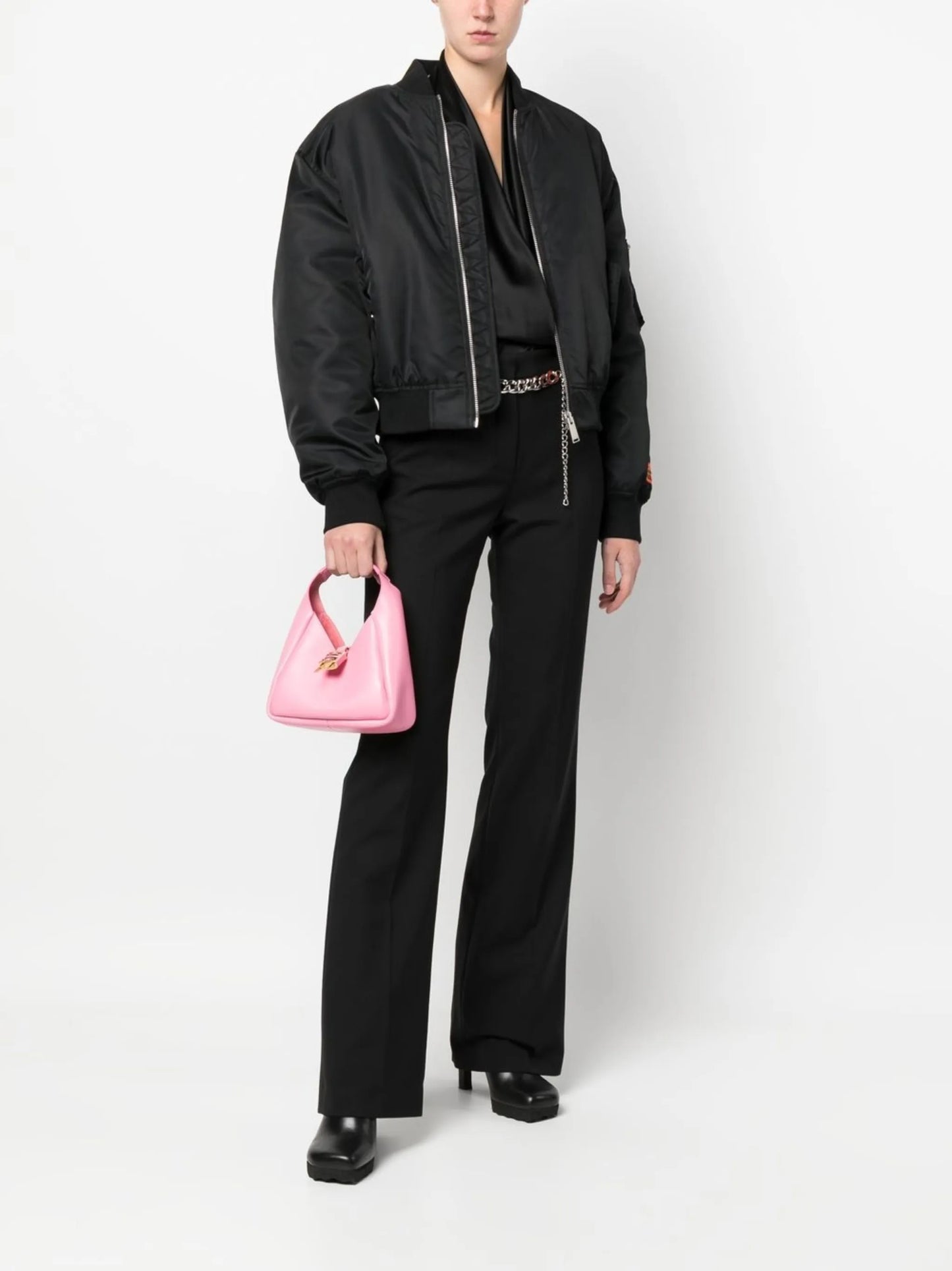 G-Hobo leather mini bag