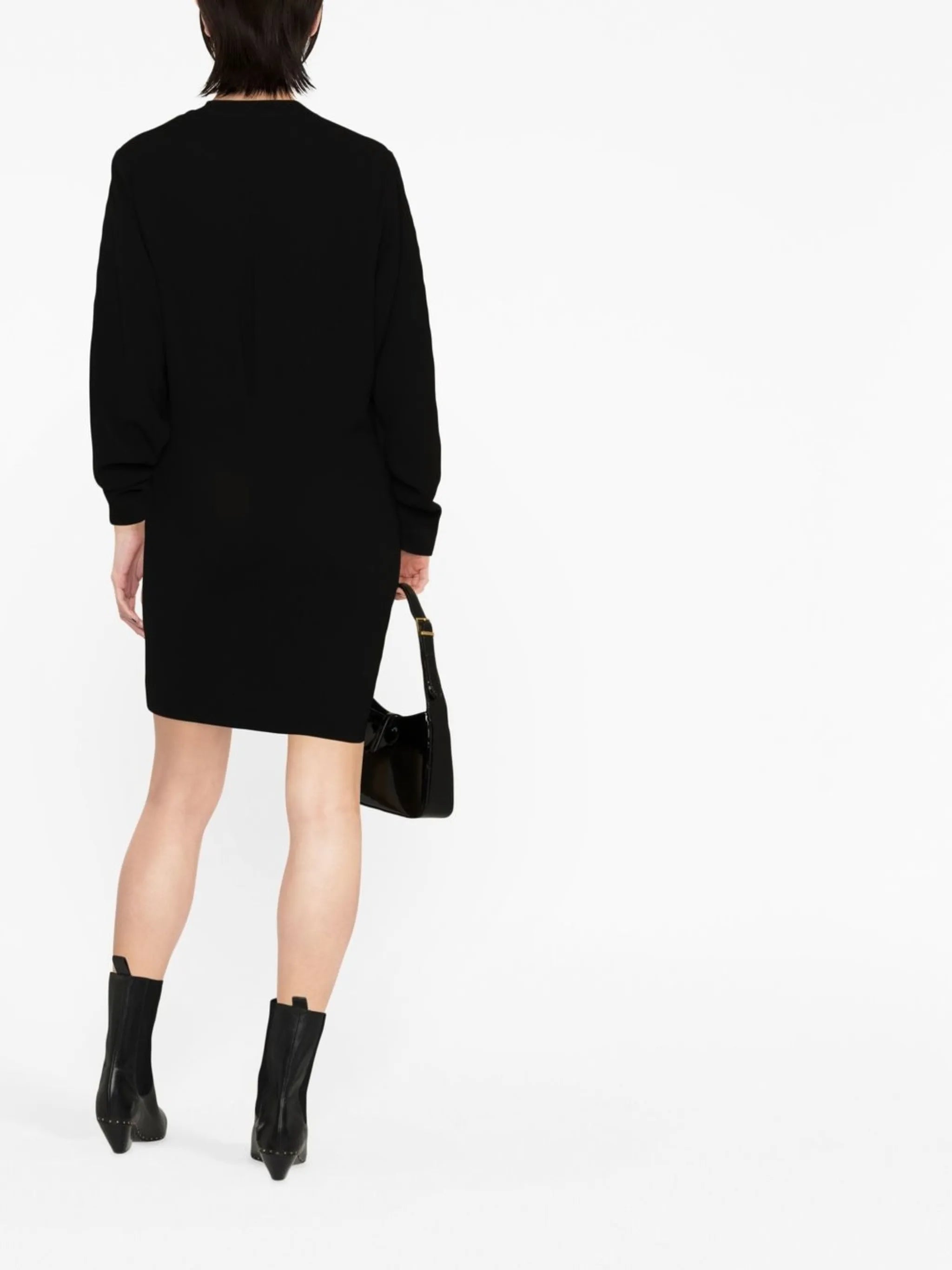 Lazeli sequin-embellished long-sleeve dress