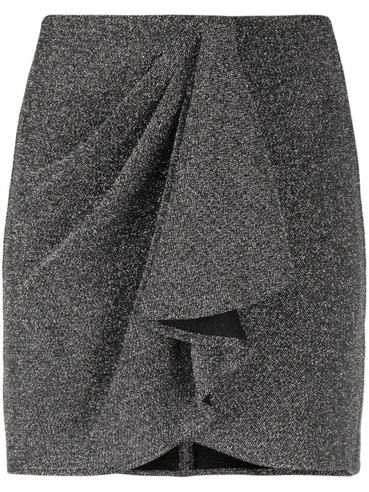 Bergen draped mini skirt