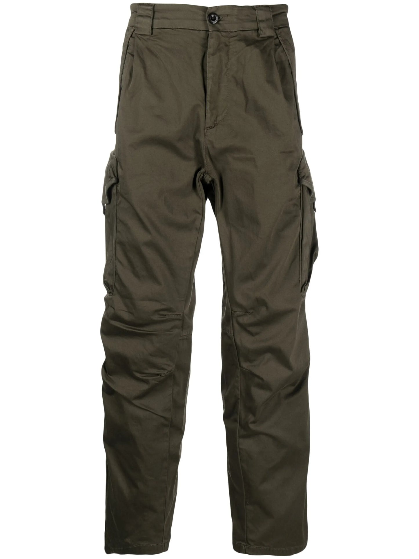 Lens-detail cargo-pocket trousers