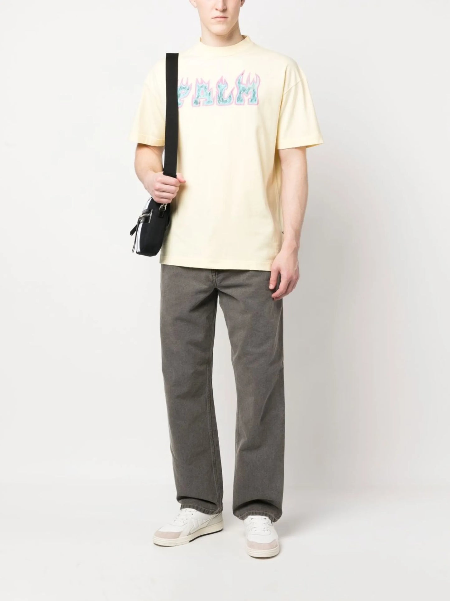 Flames logo-print T-shirt