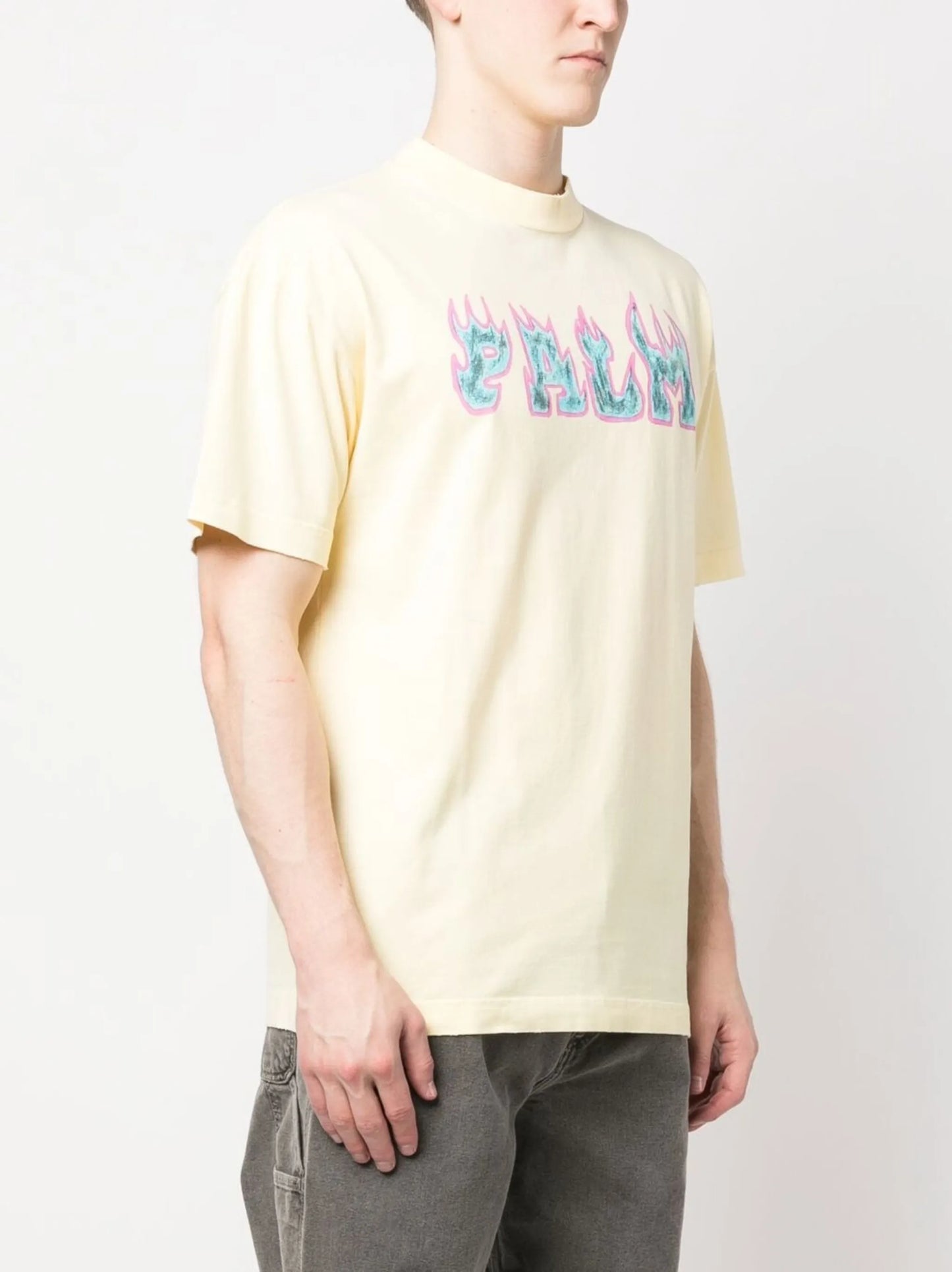 Flames logo-print T-shirt