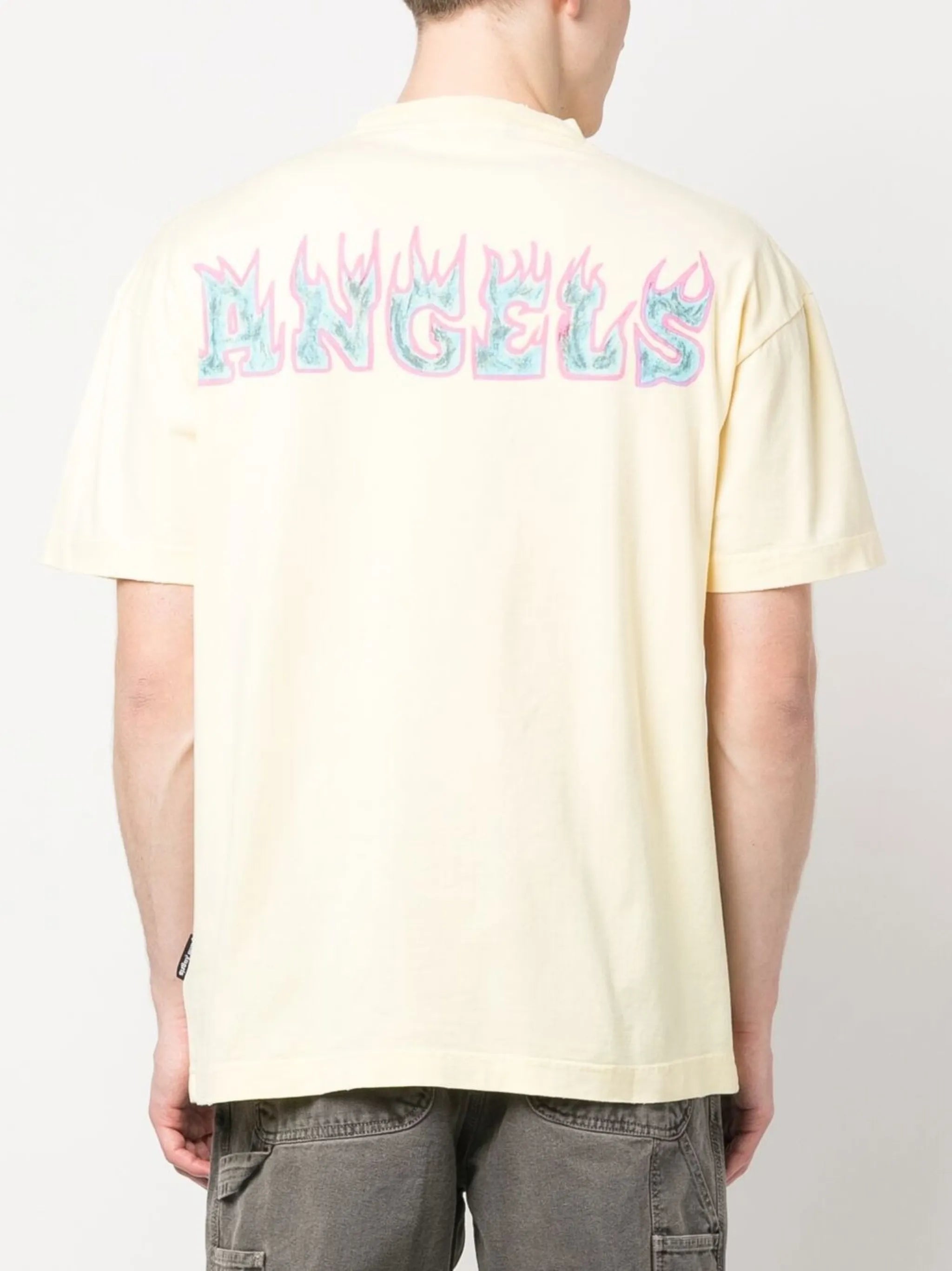 Flames logo-print T-shirt