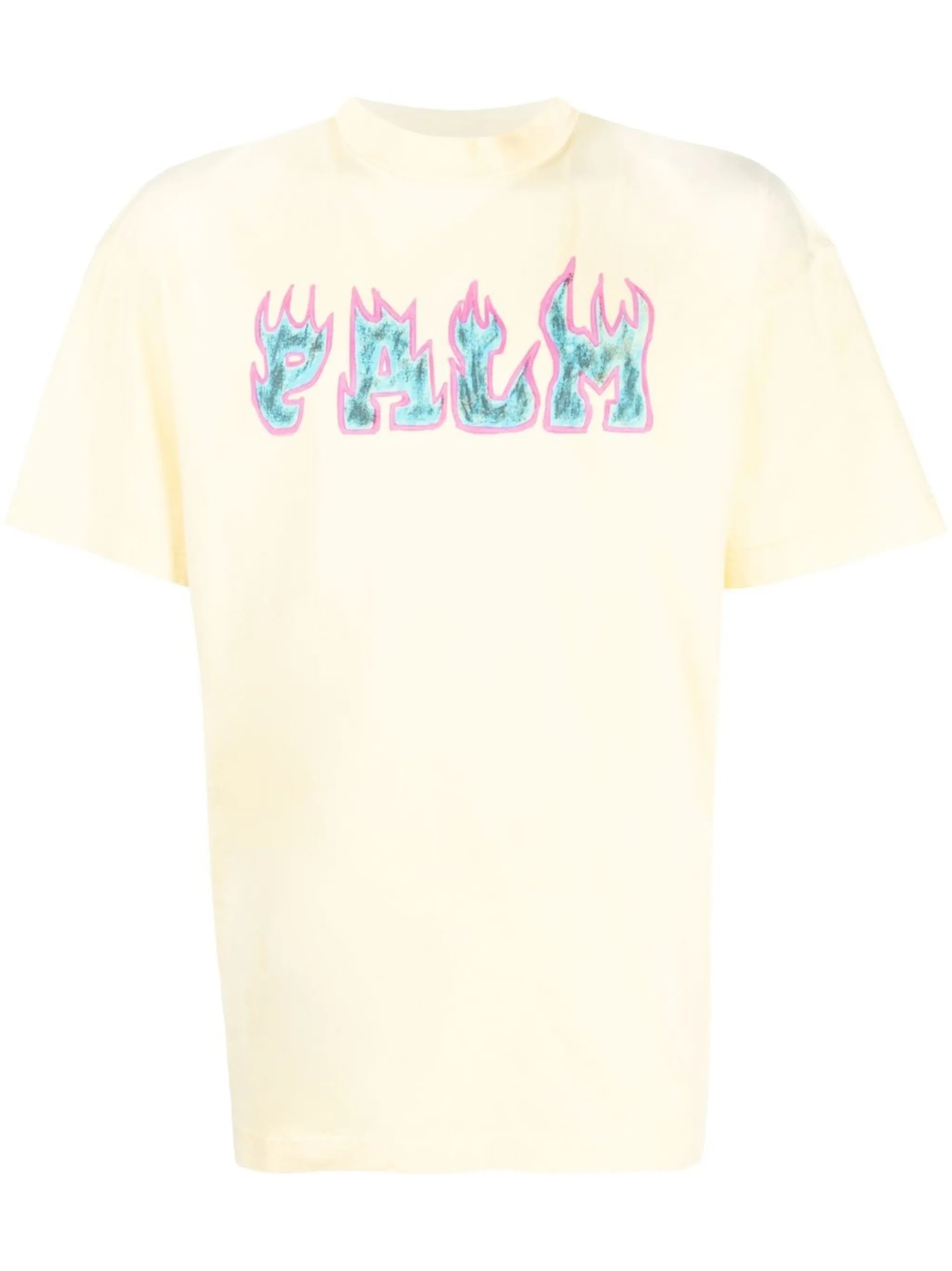 Flames logo-print T-shirt