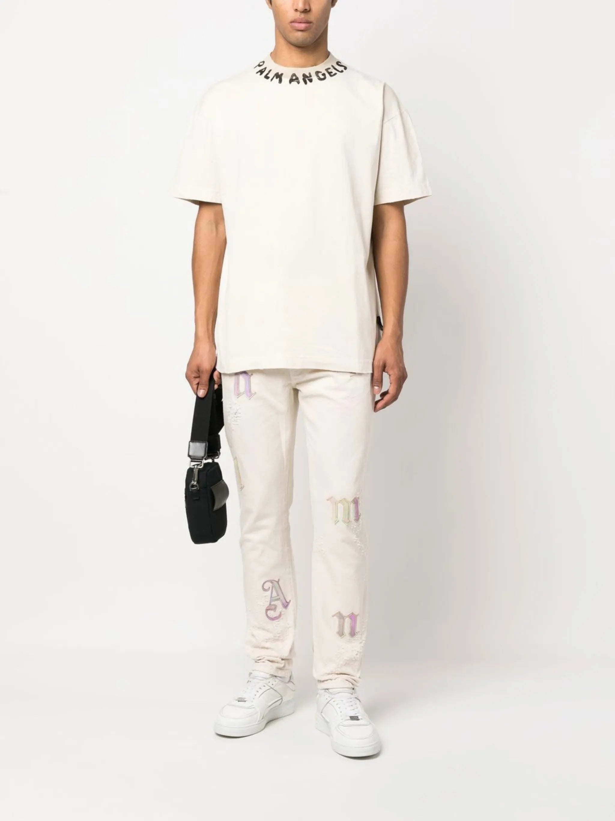 logo-print cotton T-shirt