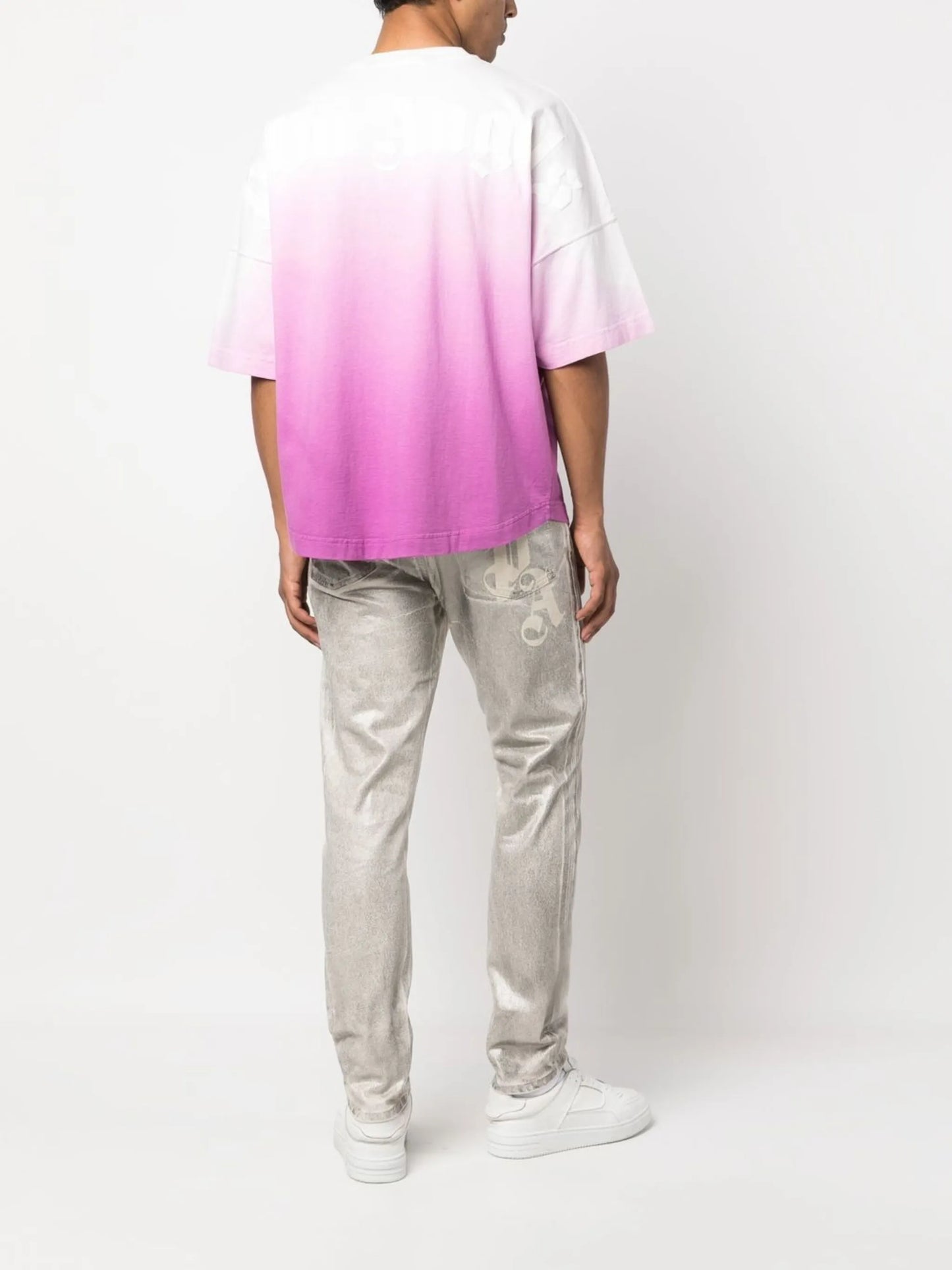 gradient logo-print T-shirt