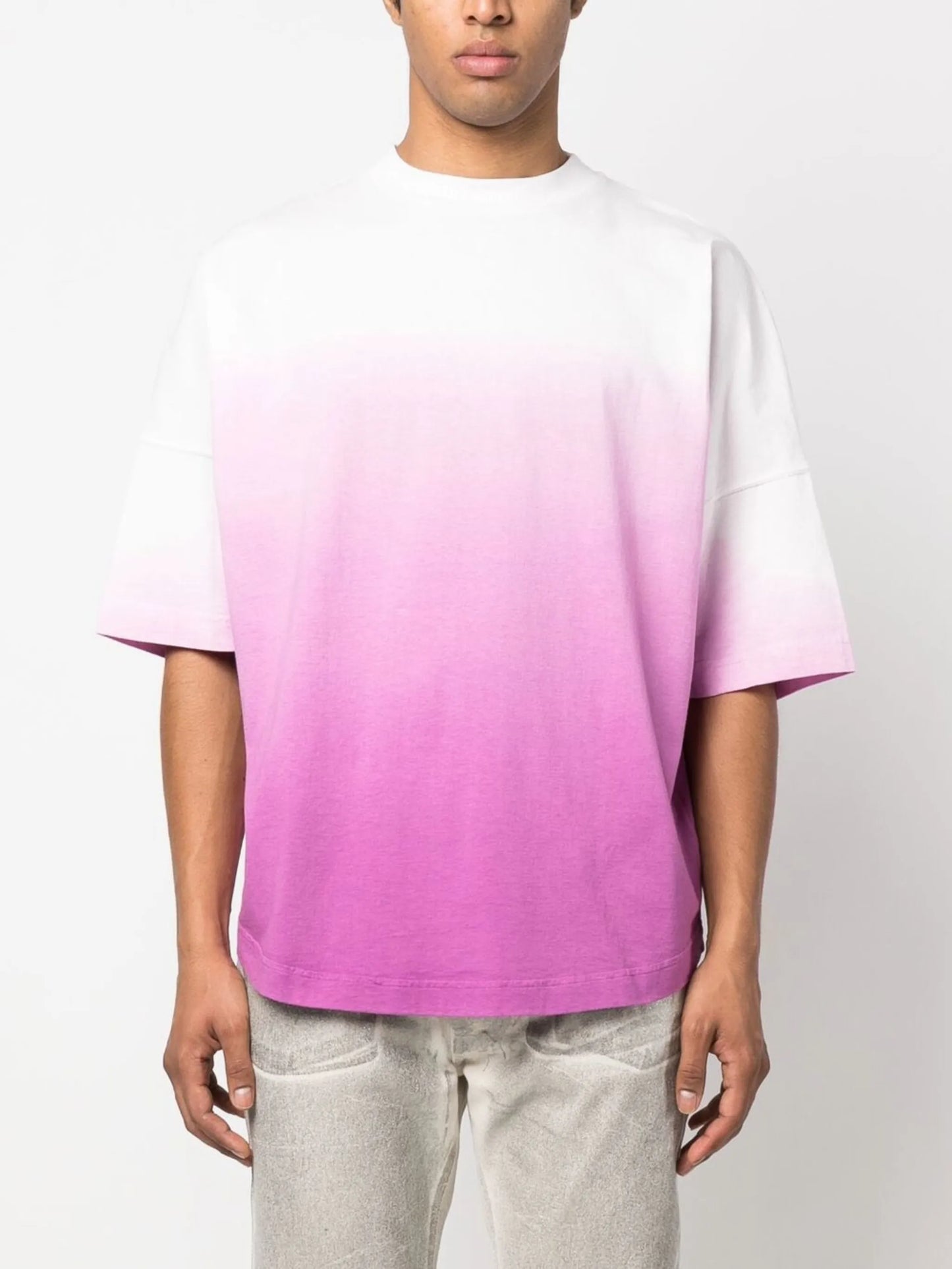 gradient logo-print T-shirt