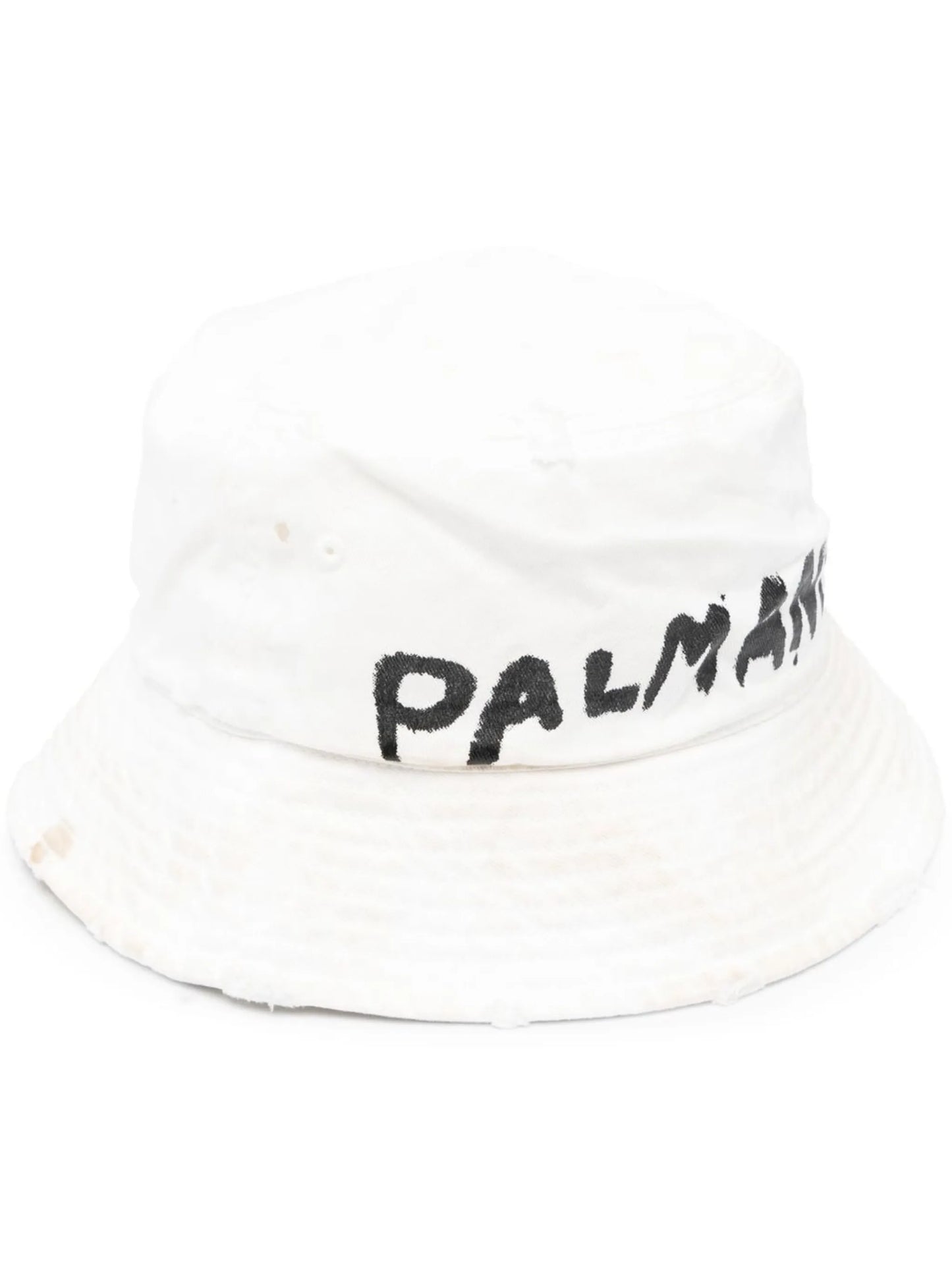 logo-print bucket hat