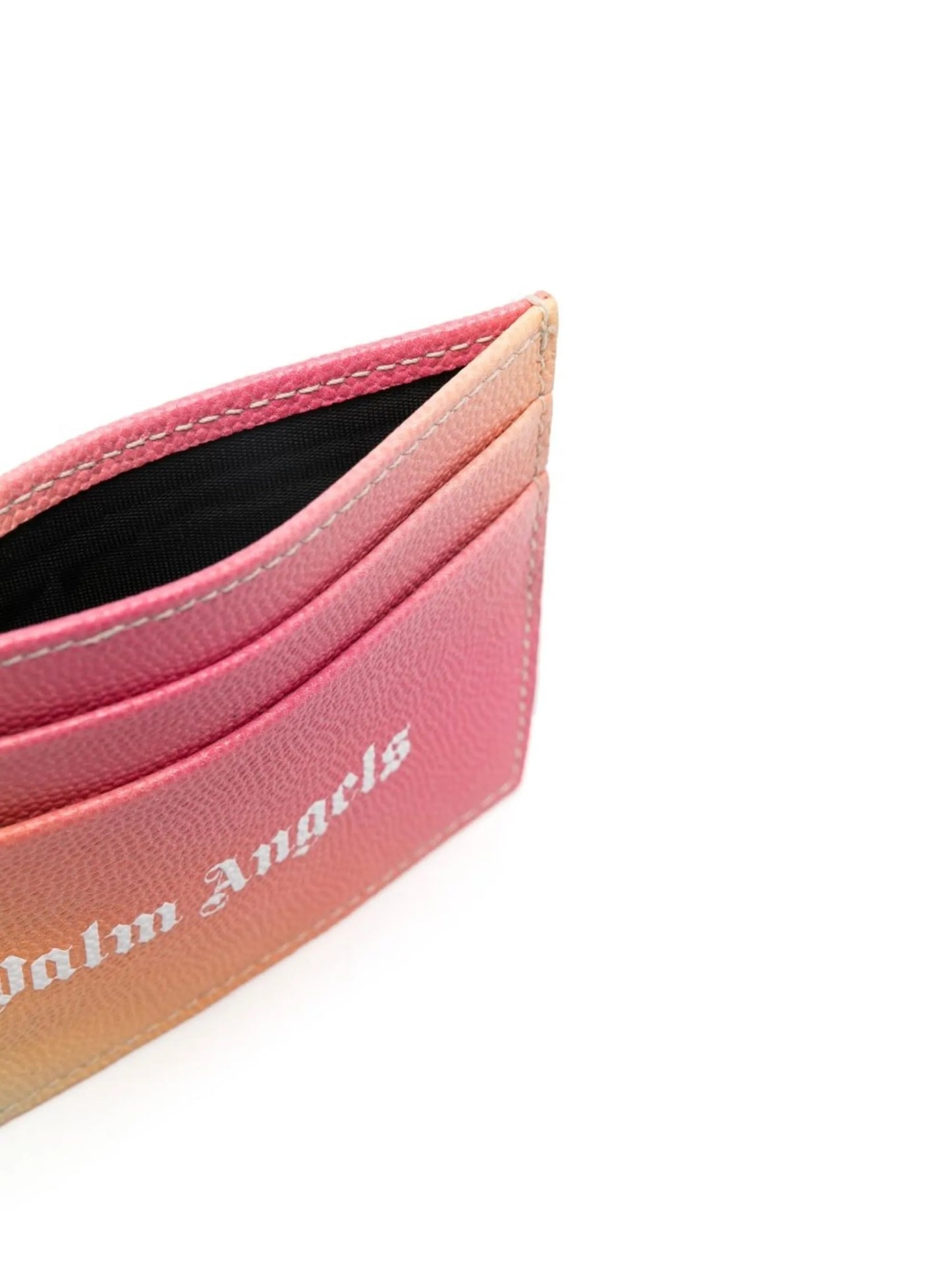 ombré logo-print cardholder