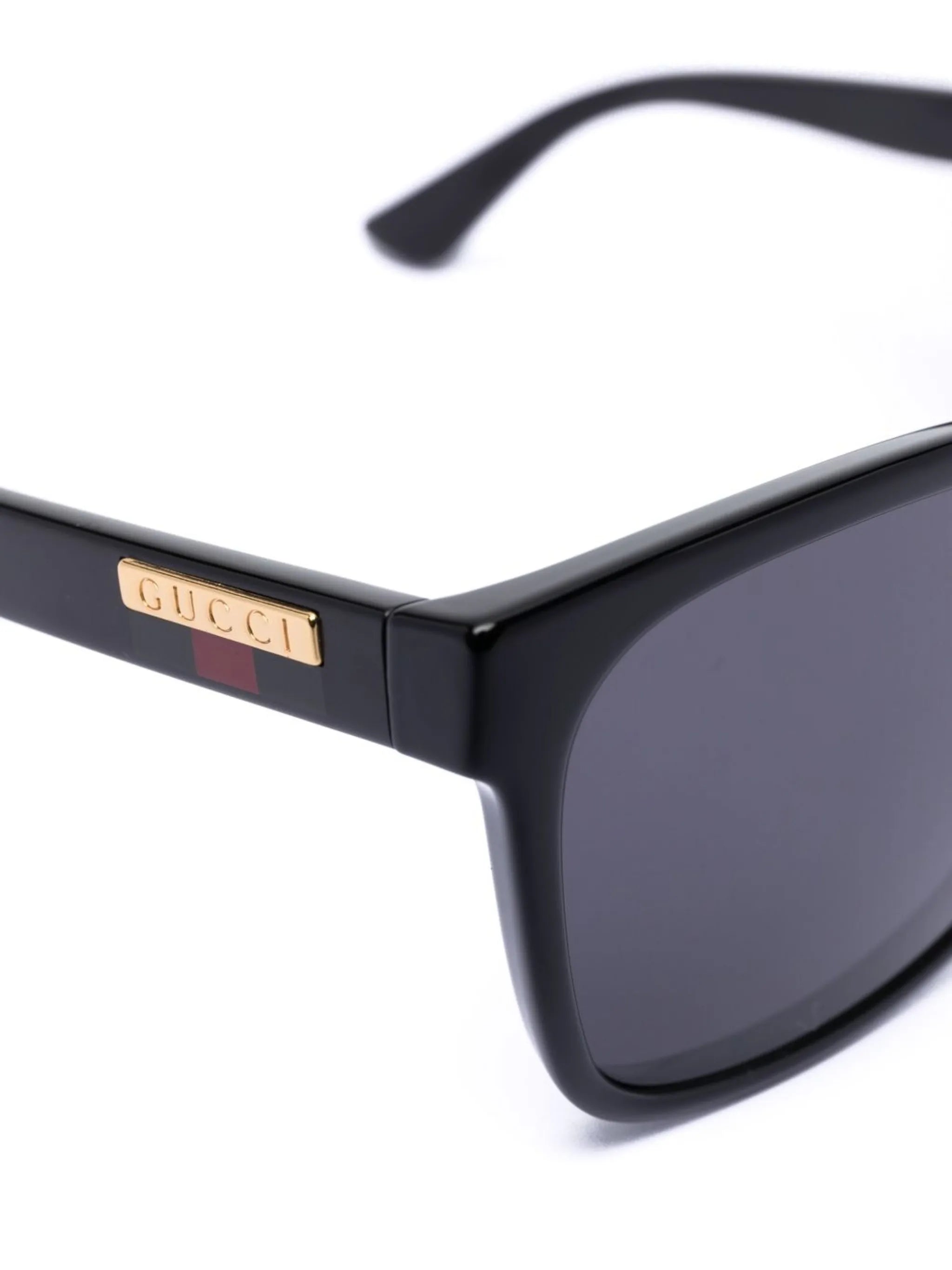 tinted square-frame sunglasses