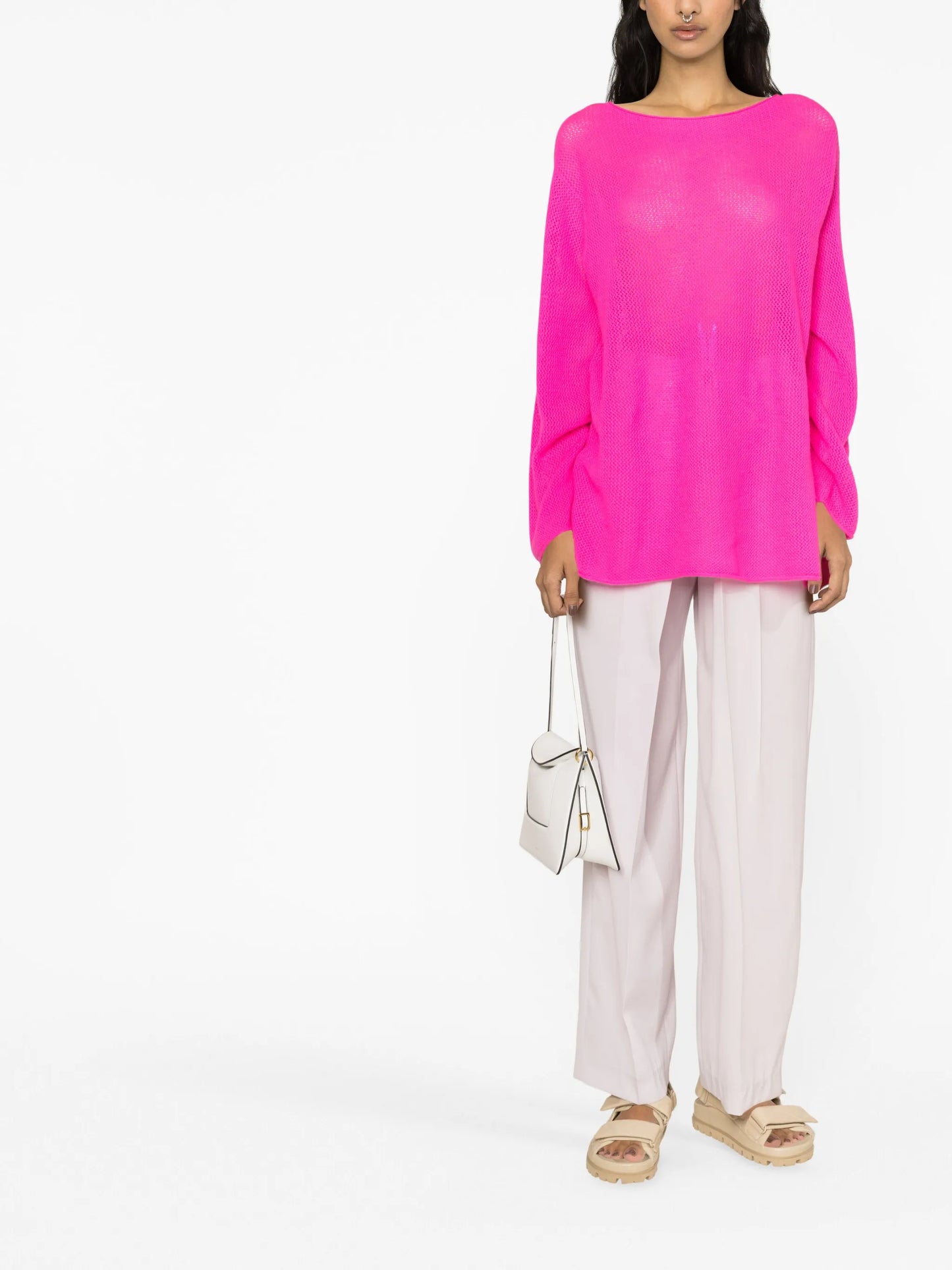 Marie boat-neck cashmere jumper