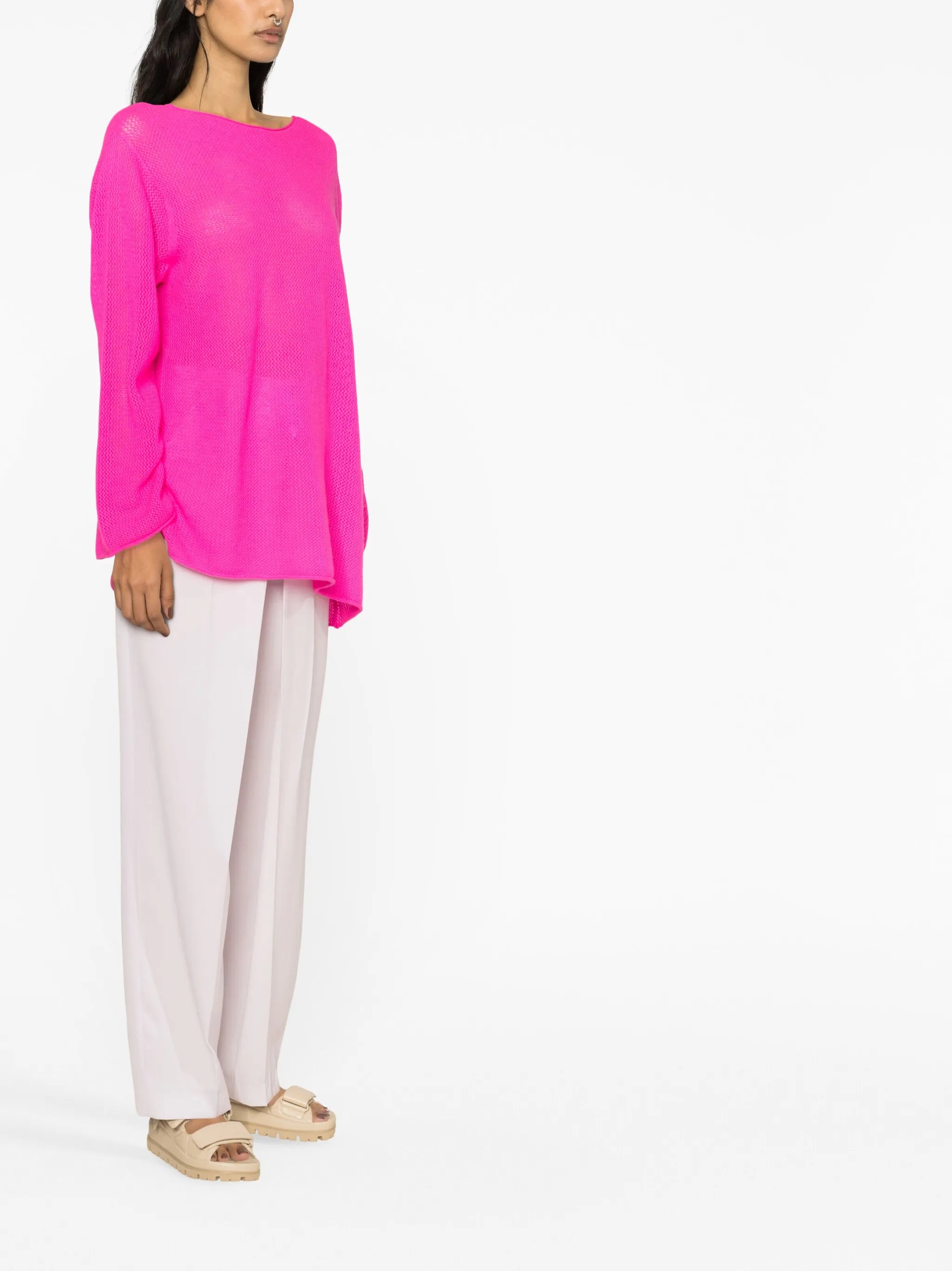 Marie boat-neck cashmere jumper