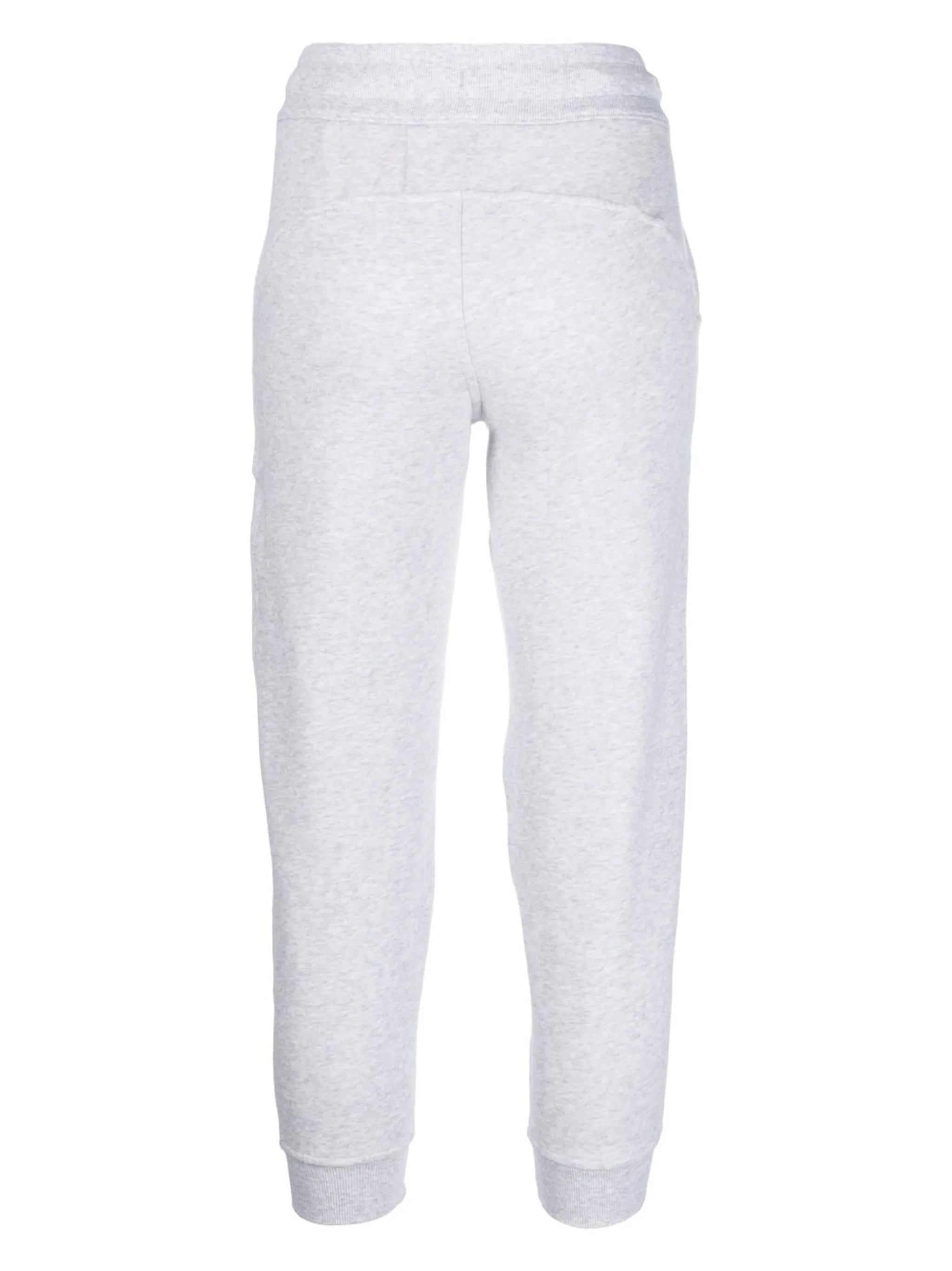 drawstring-waist tapered track pants