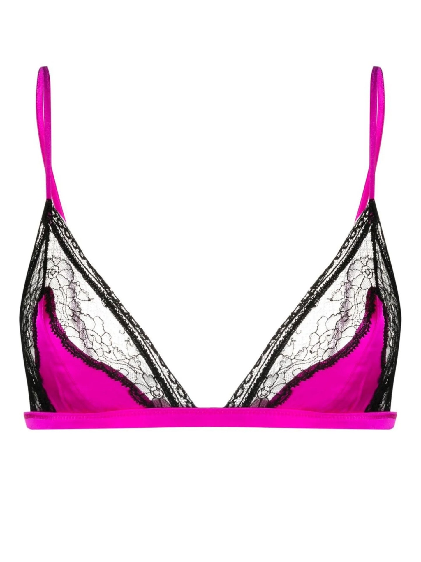 Tiered Soft lace-trim bra