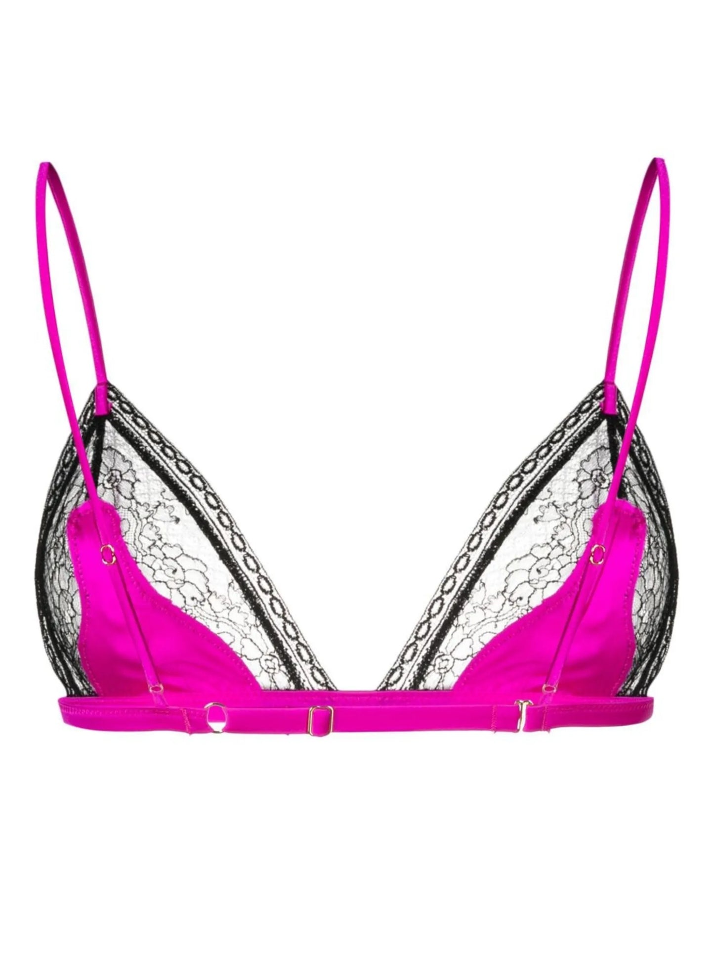 Tiered Soft lace-trim bra