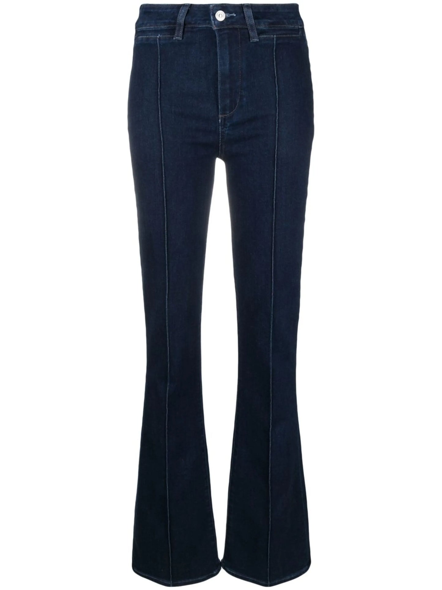 high-rise flared jeans