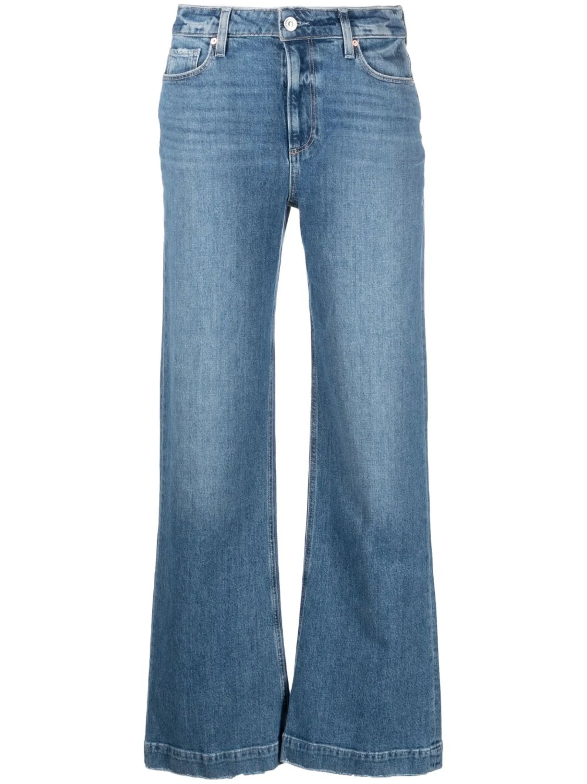 flared denim jeans
