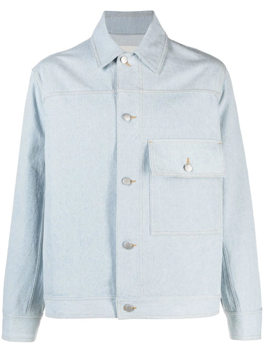 button-up denim jacket