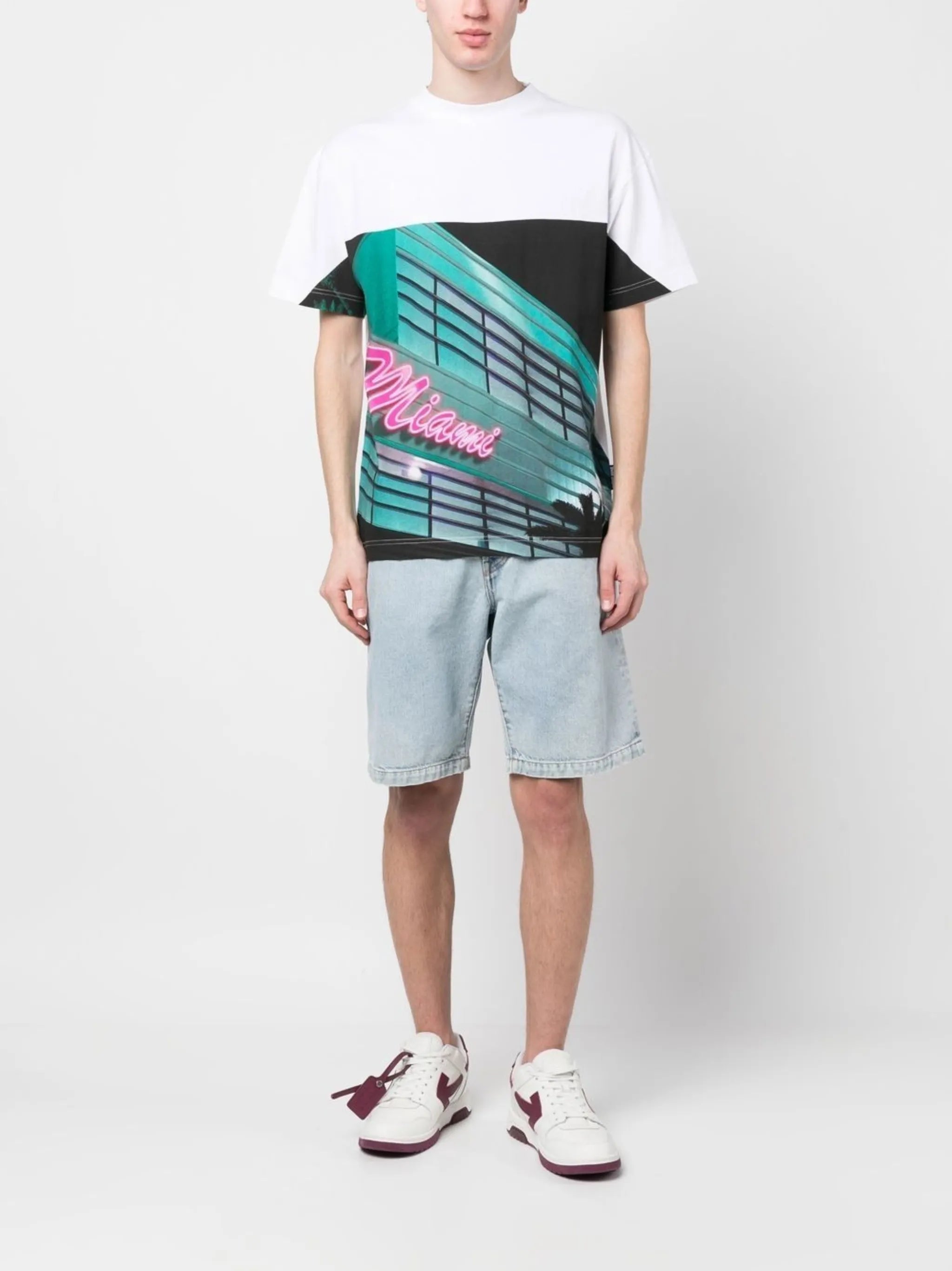 graphic-print cotton T-shirt