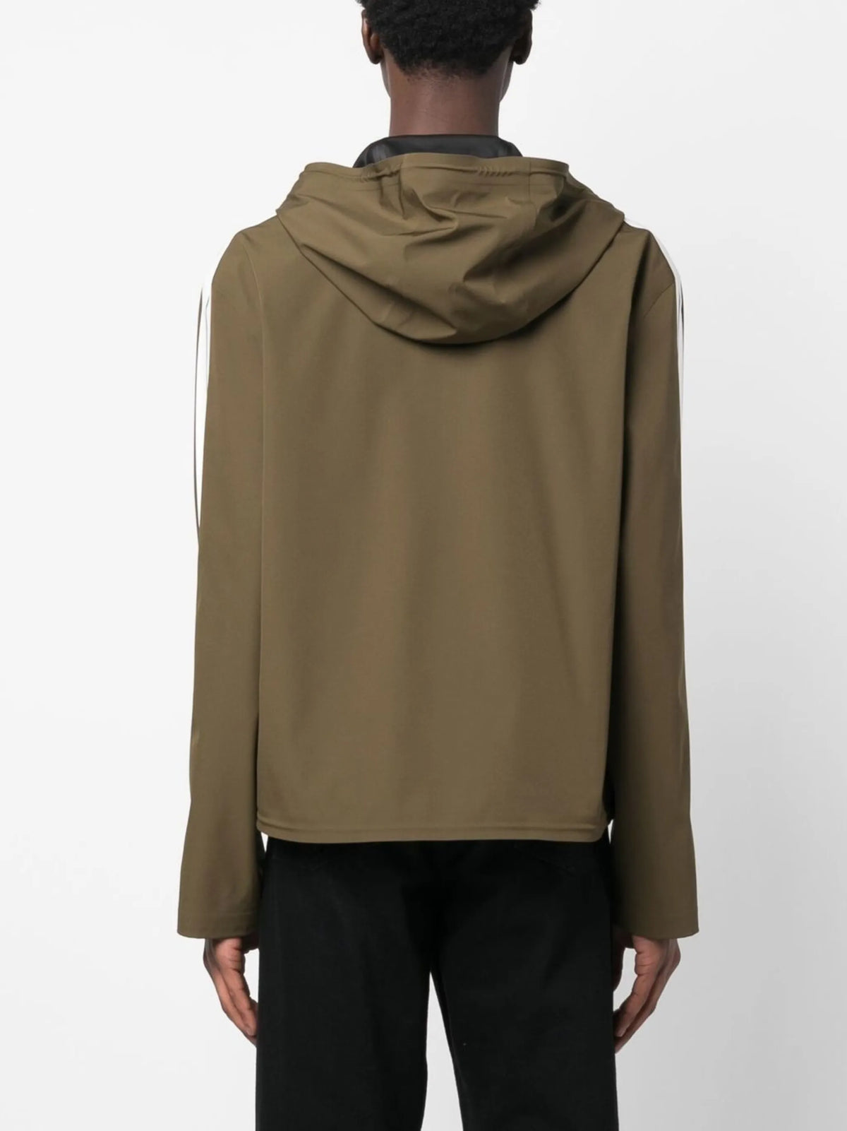 logo-print hooded jacket