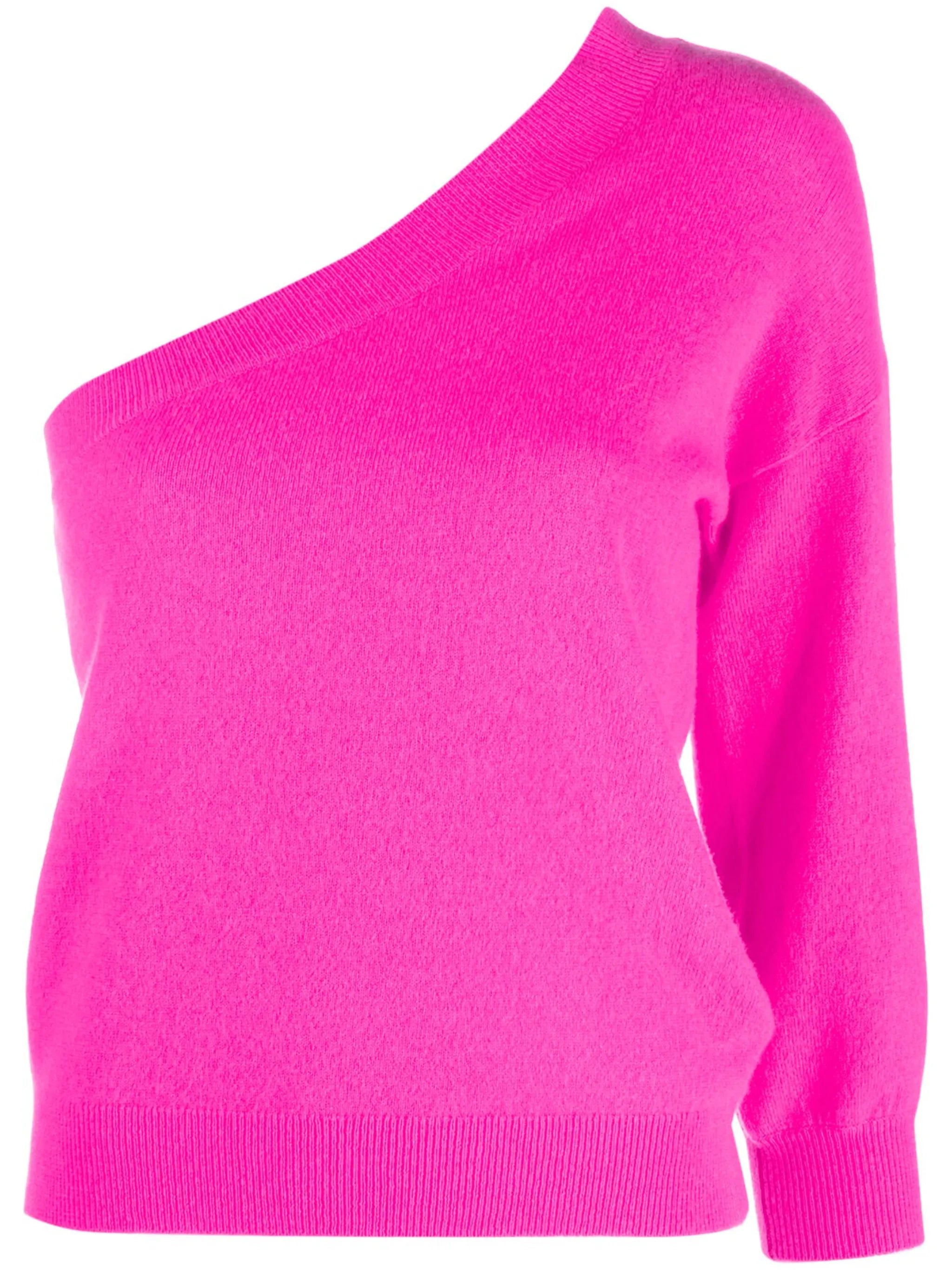 Agnes one-shoulder cashmere jumper