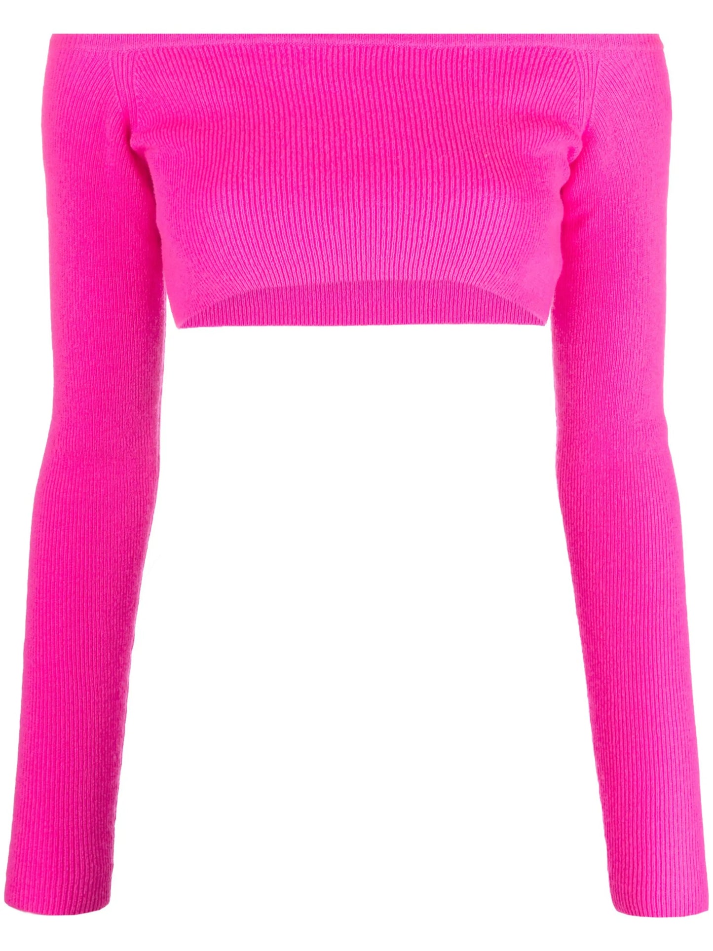 Gina ribbed-knit crop top
