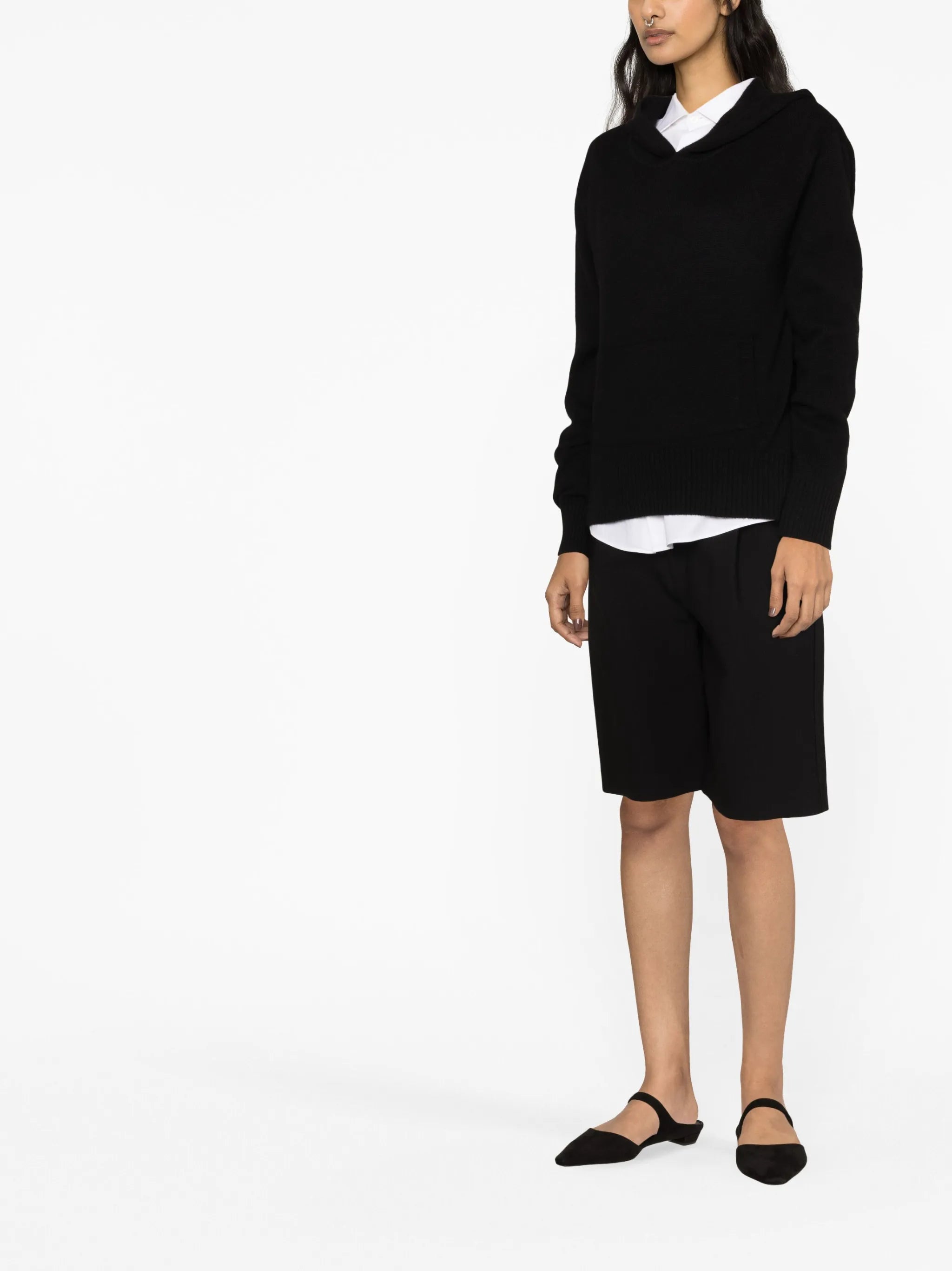Columbine cashmere hoodie