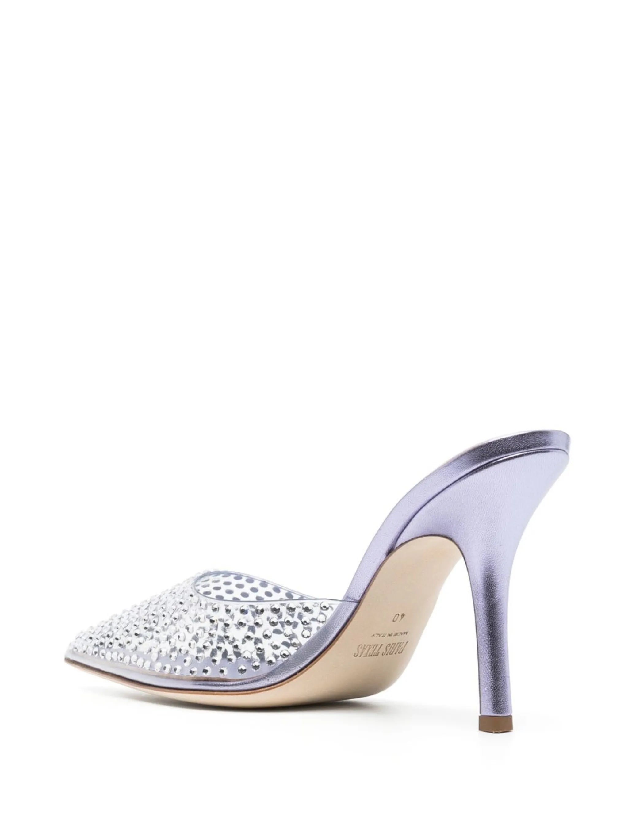 95mm Hollywood crystal-embellished mules